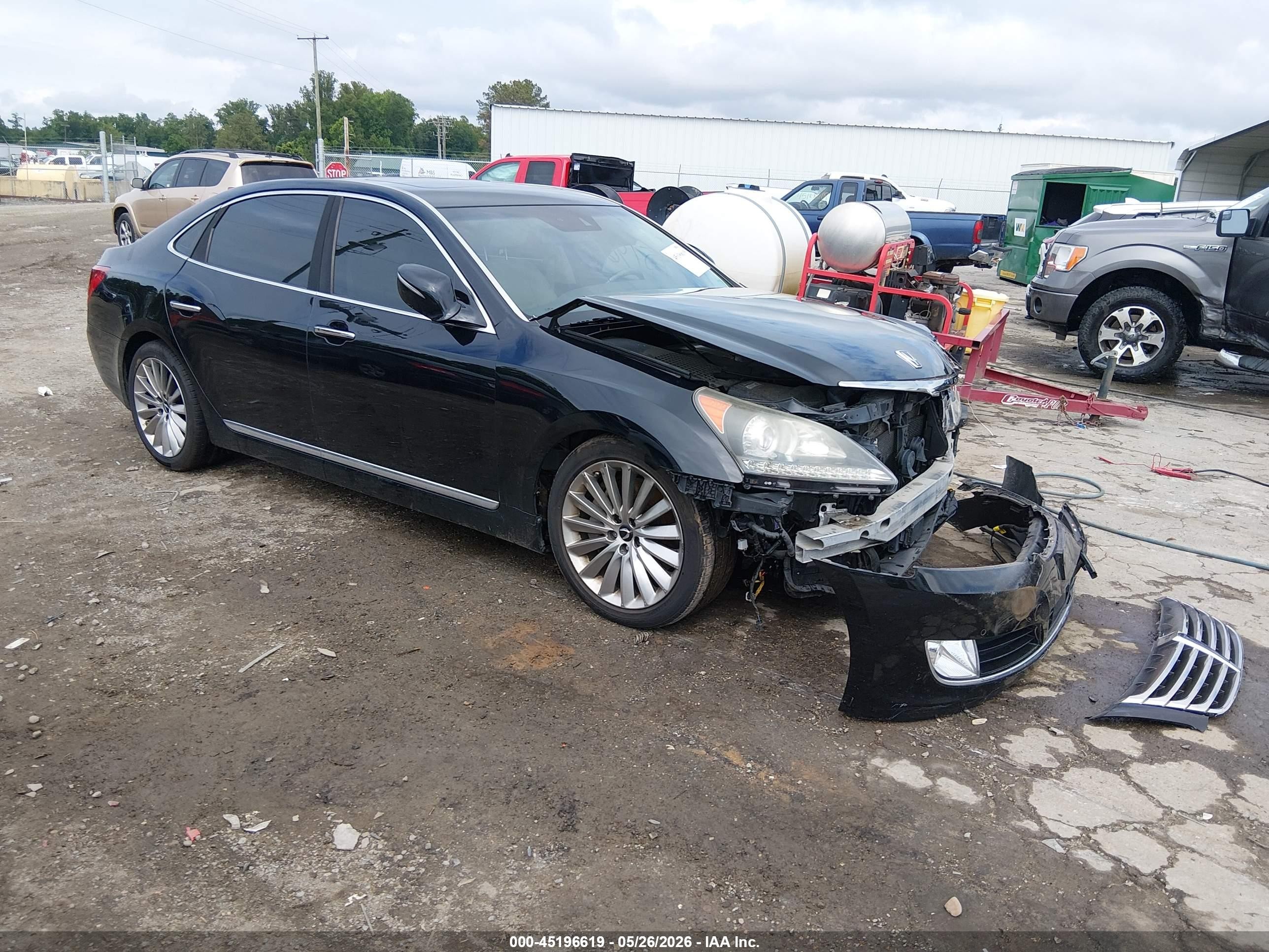 2015 Hyundai Equus Signature Black vin: KMHGH4JH2FU092745