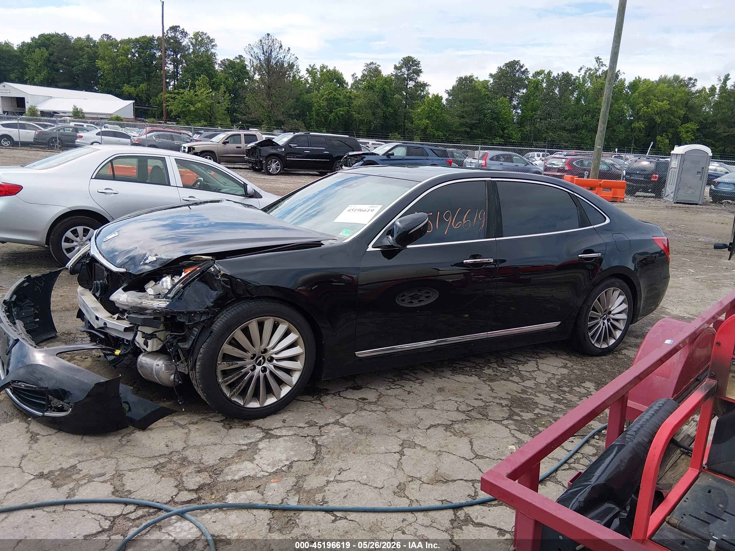 2015 Hyundai Equus Signature Black vin: KMHGH4JH2FU092745