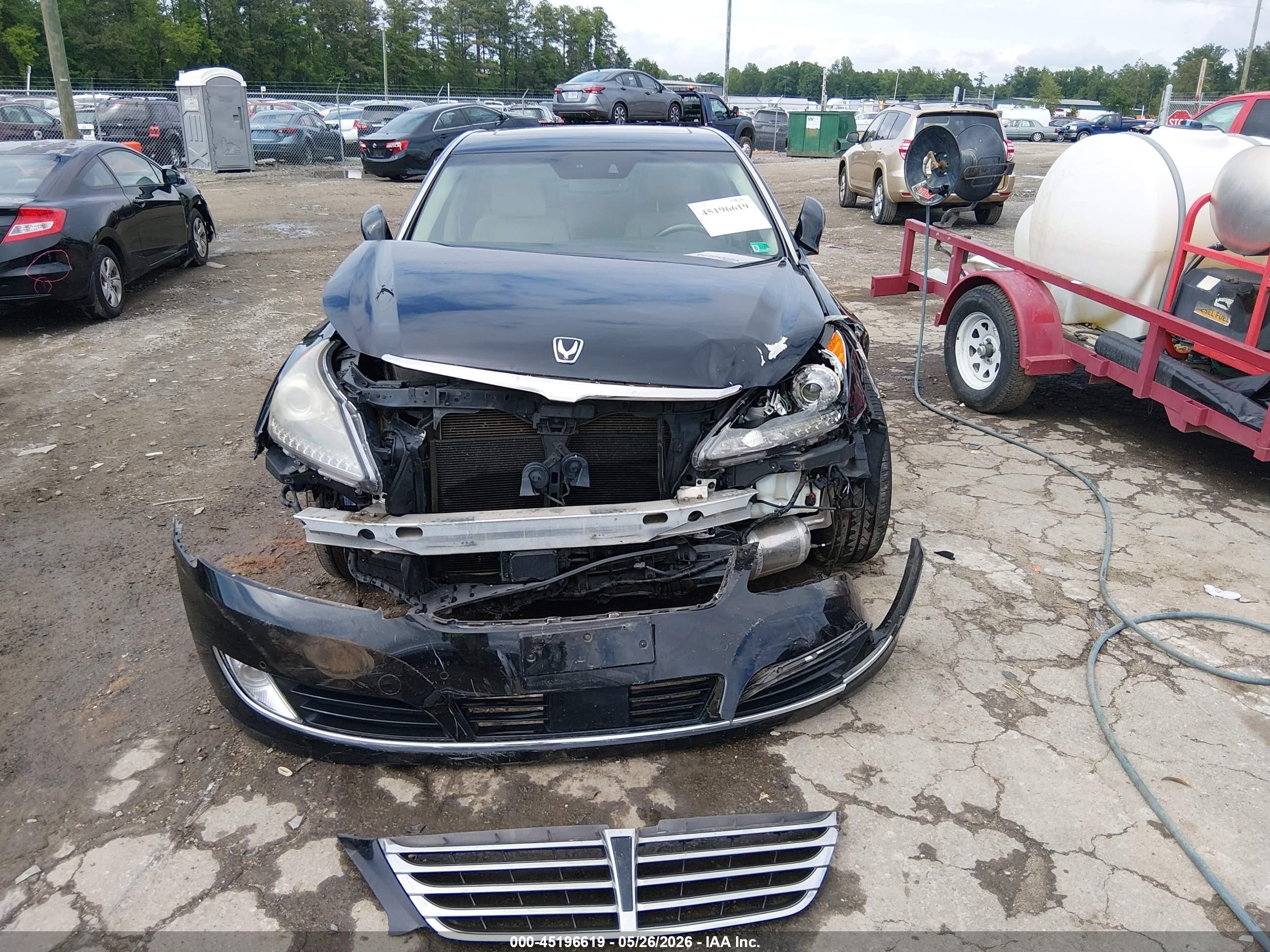 2015 Hyundai Equus Signature Black vin: KMHGH4JH2FU092745