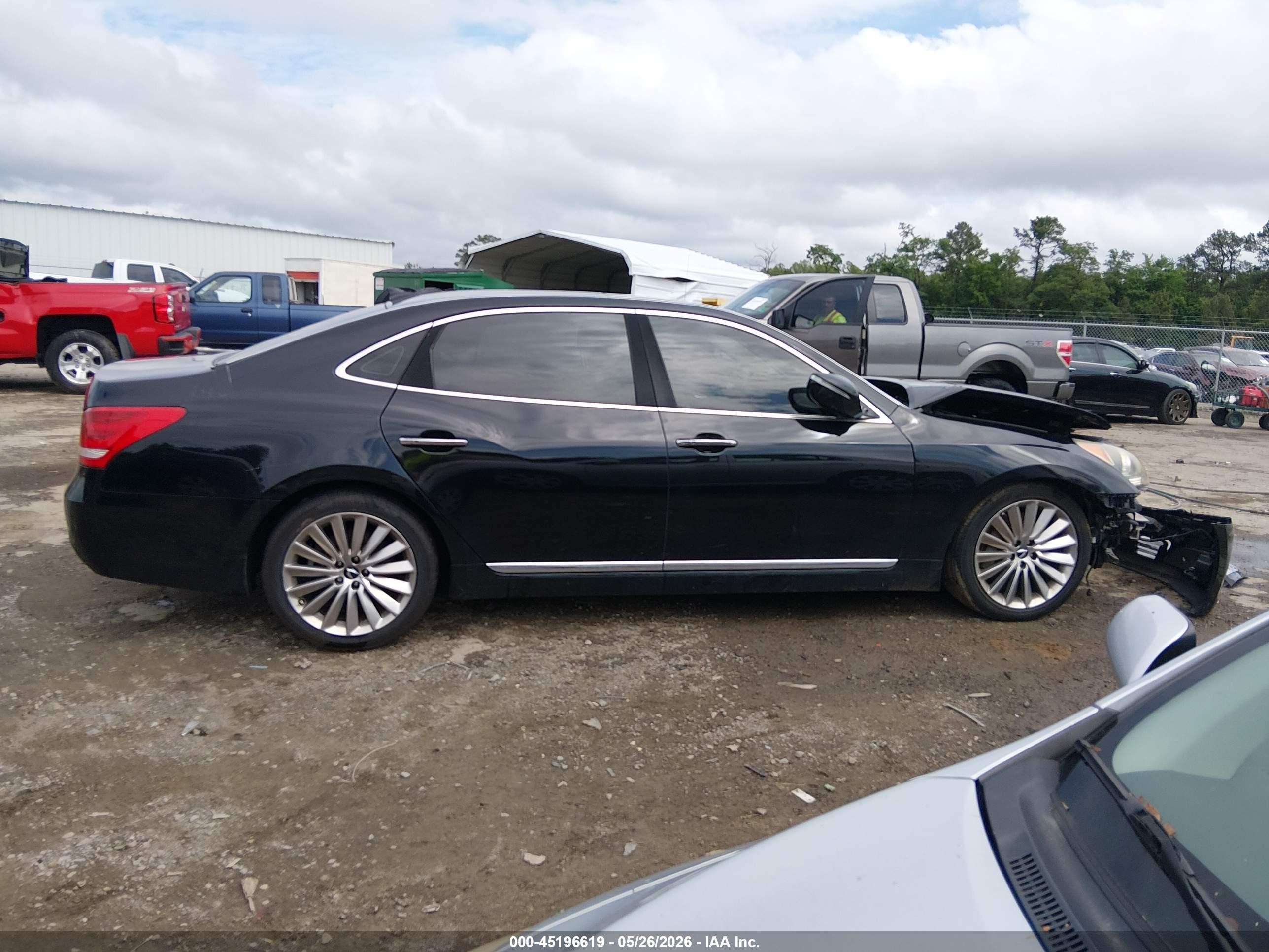 2015 Hyundai Equus Signature Black vin: KMHGH4JH2FU092745