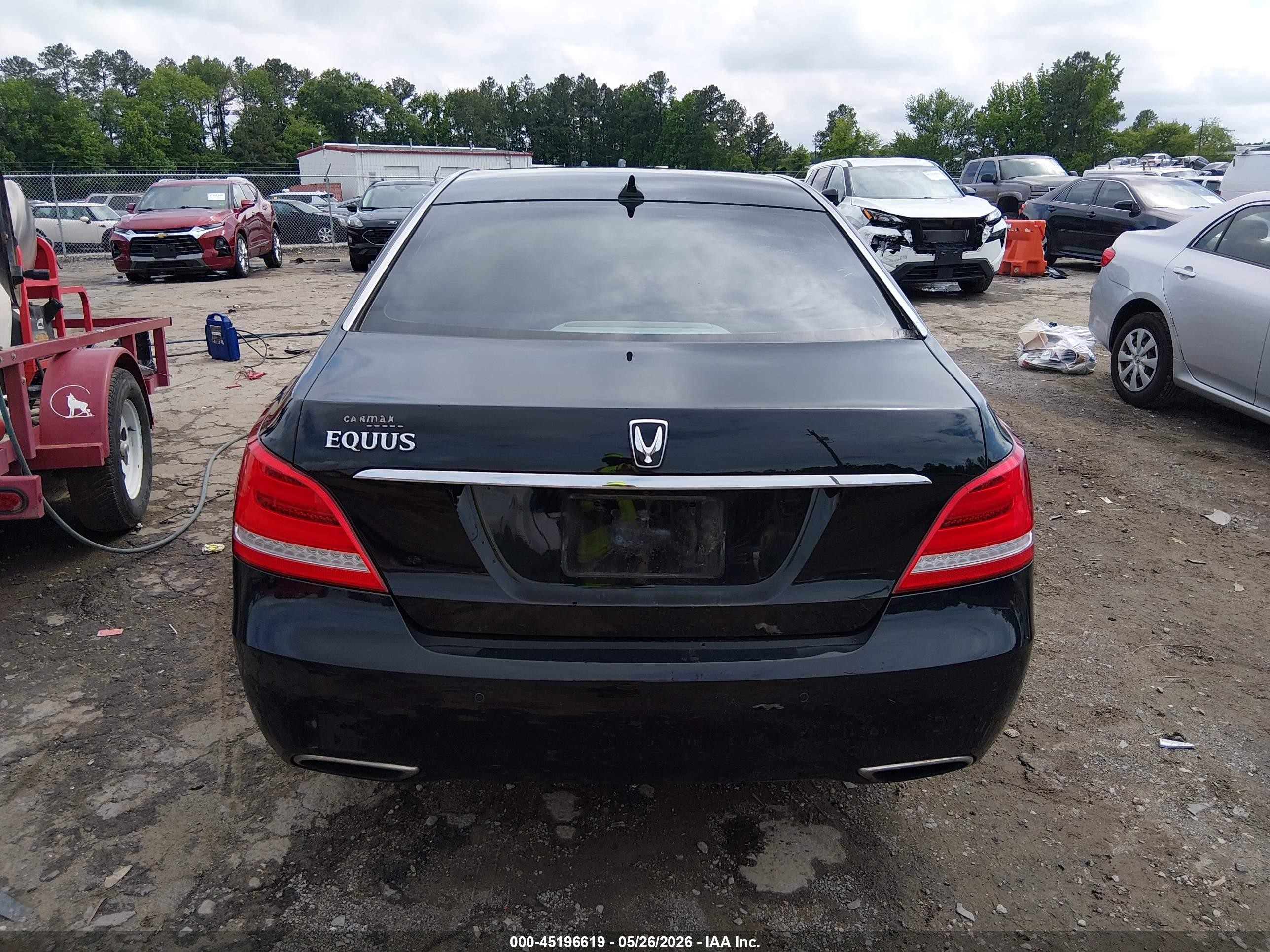 2015 Hyundai Equus Signature Black vin: KMHGH4JH2FU092745