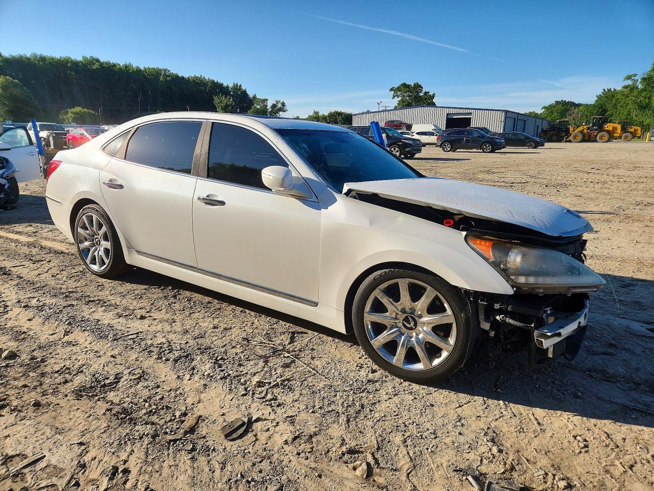 2012 Hyundai Equus White vin: KMHGH4JH3CU055960