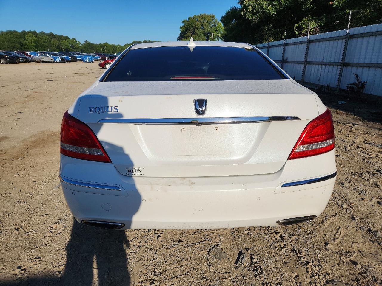 2012 Hyundai Equus White vin: KMHGH4JH3CU055960