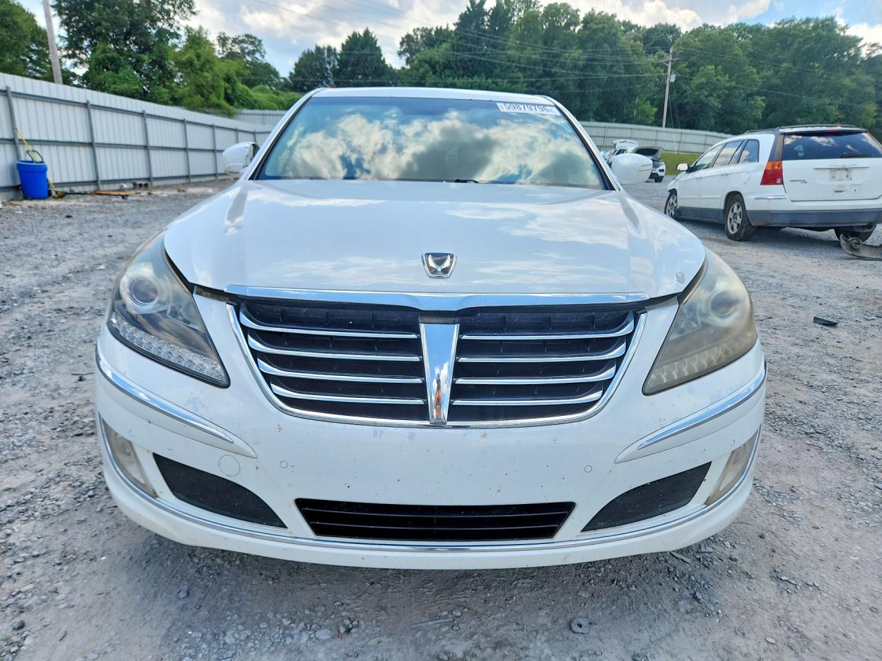 2013 Hyundai Equus Signature White vin: KMHGH4JH3DU058133