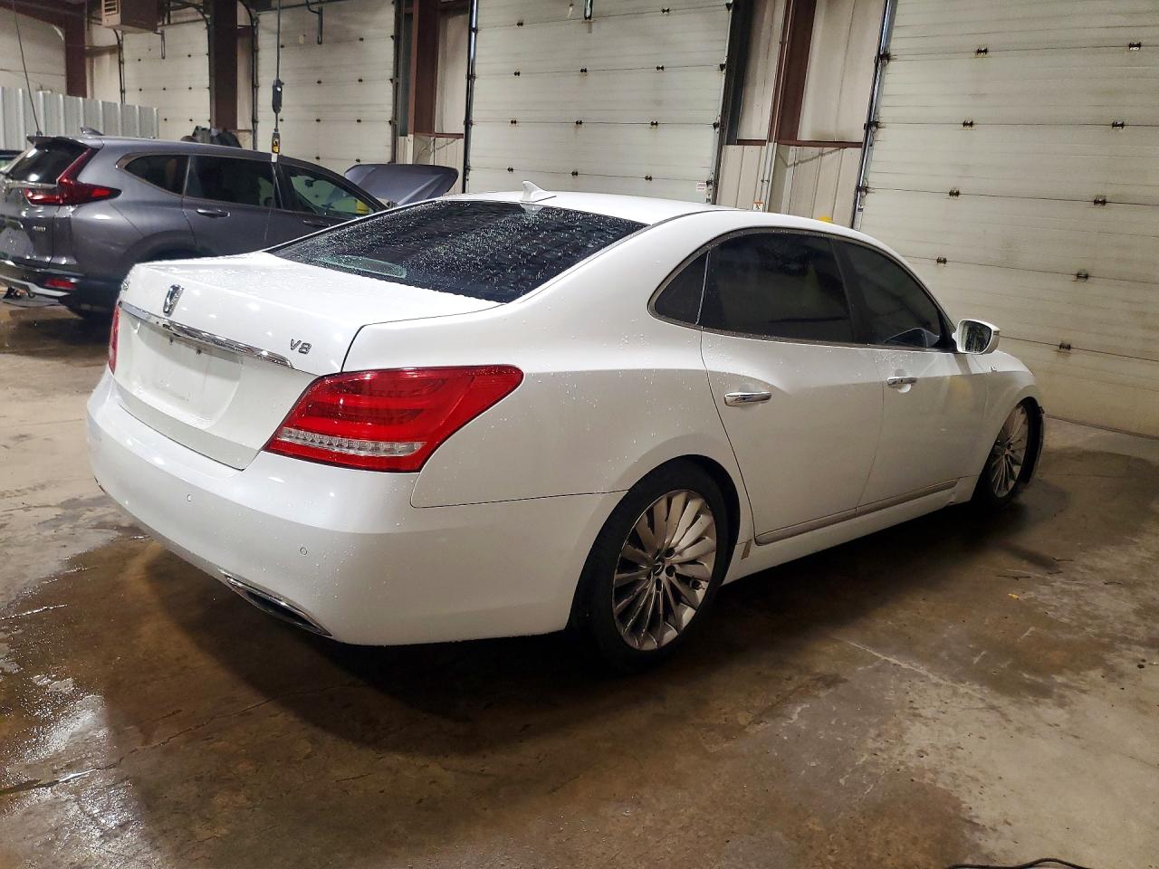 2014 Hyundai Equus Signature Белый vin: KMHGH4JH3EU078481