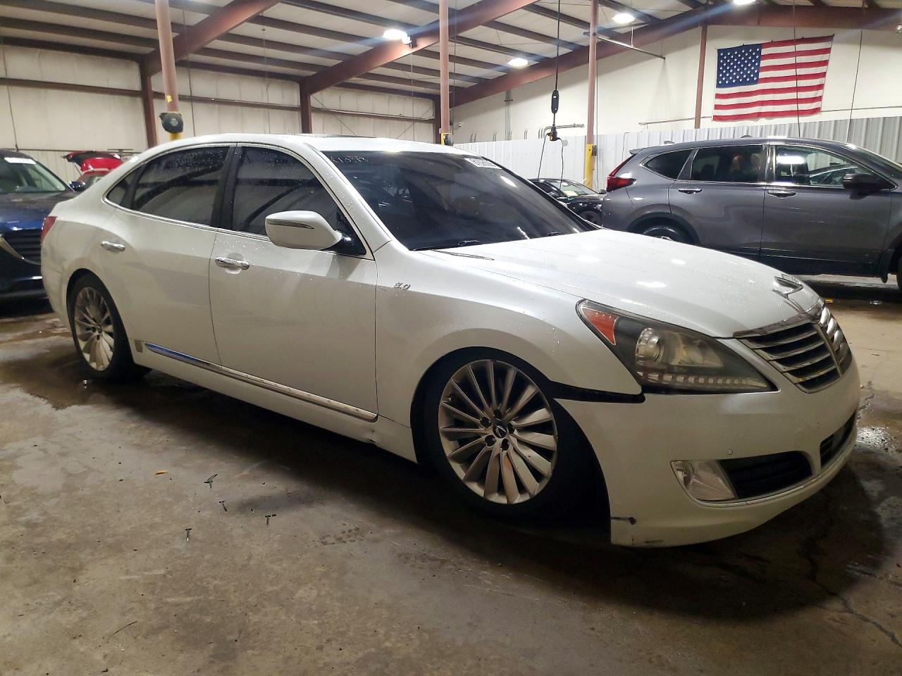 2014 Hyundai Equus Signature Белый vin: KMHGH4JH3EU078481