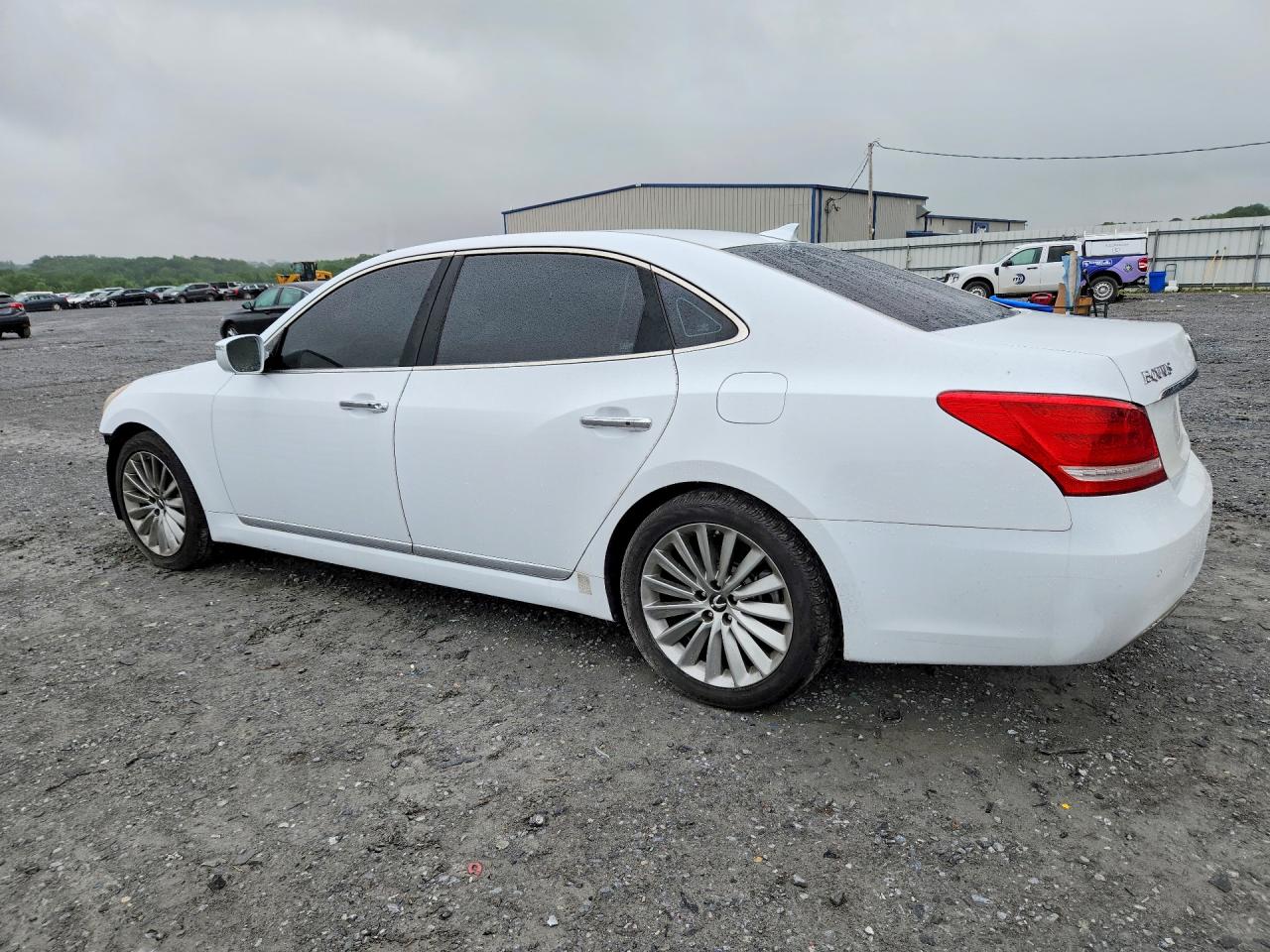 2015 Hyundai Equus Signature White vin: KMHGH4JH3FU092818