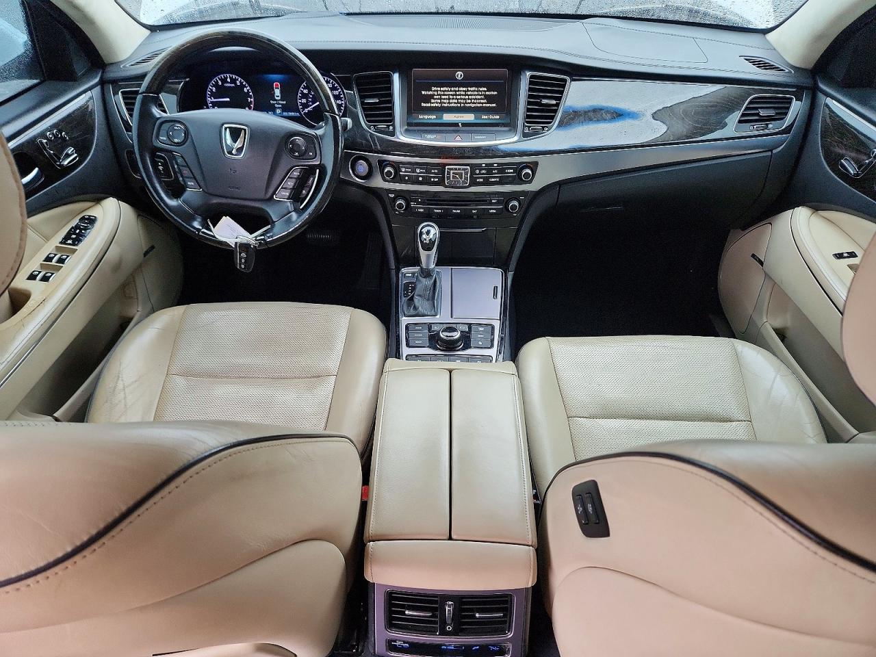 2015 Hyundai Equus Signature White vin: KMHGH4JH3FU092818
