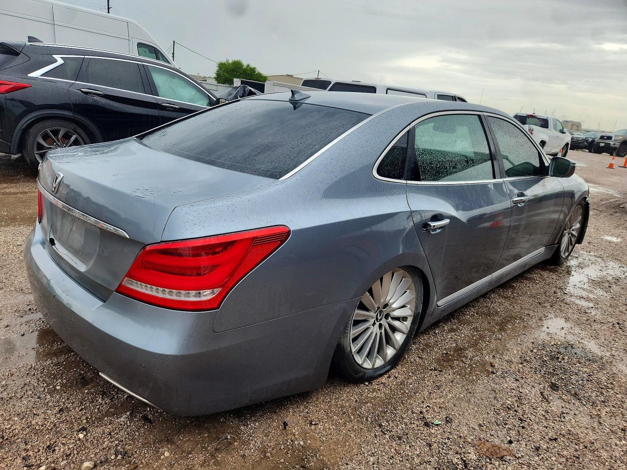 2015 Hyundai Equus Signature Gray vin: KMHGH4JH3FU095461