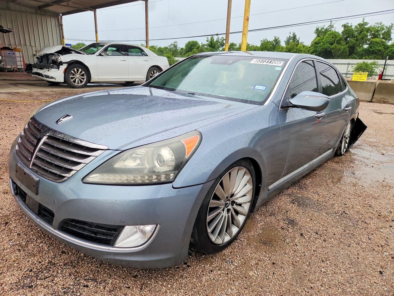 2015 Hyundai Equus Signature Gray vin: KMHGH4JH3FU095461