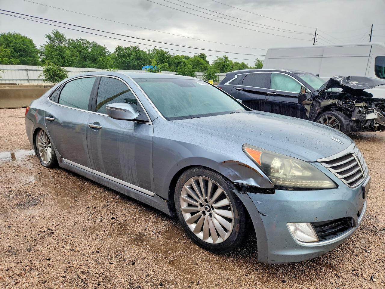 2015 Hyundai Equus Signature Gray vin: KMHGH4JH3FU095461
