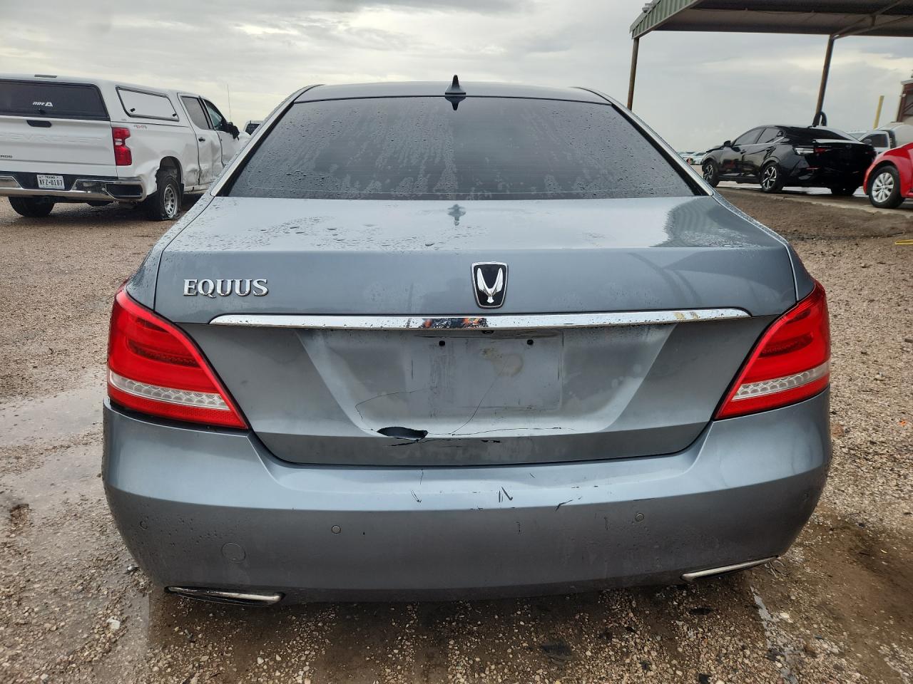 2015 Hyundai Equus Signature Gray vin: KMHGH4JH3FU095461 Damage: Deck Lid, Severe Damage, Replacement Required