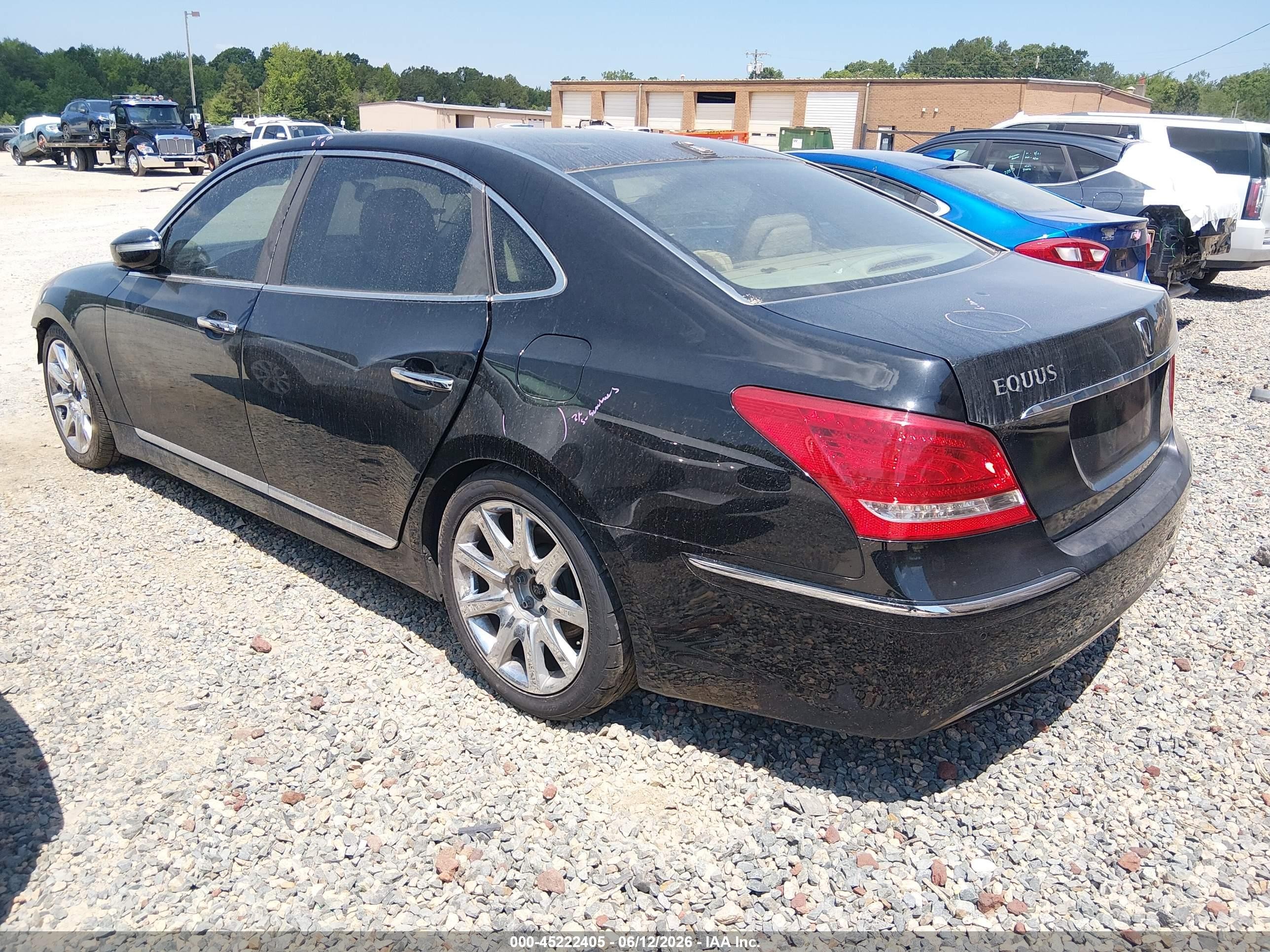 2012 Hyundai Equus Ultimate Black vin: KMHGH4JH4CU045311