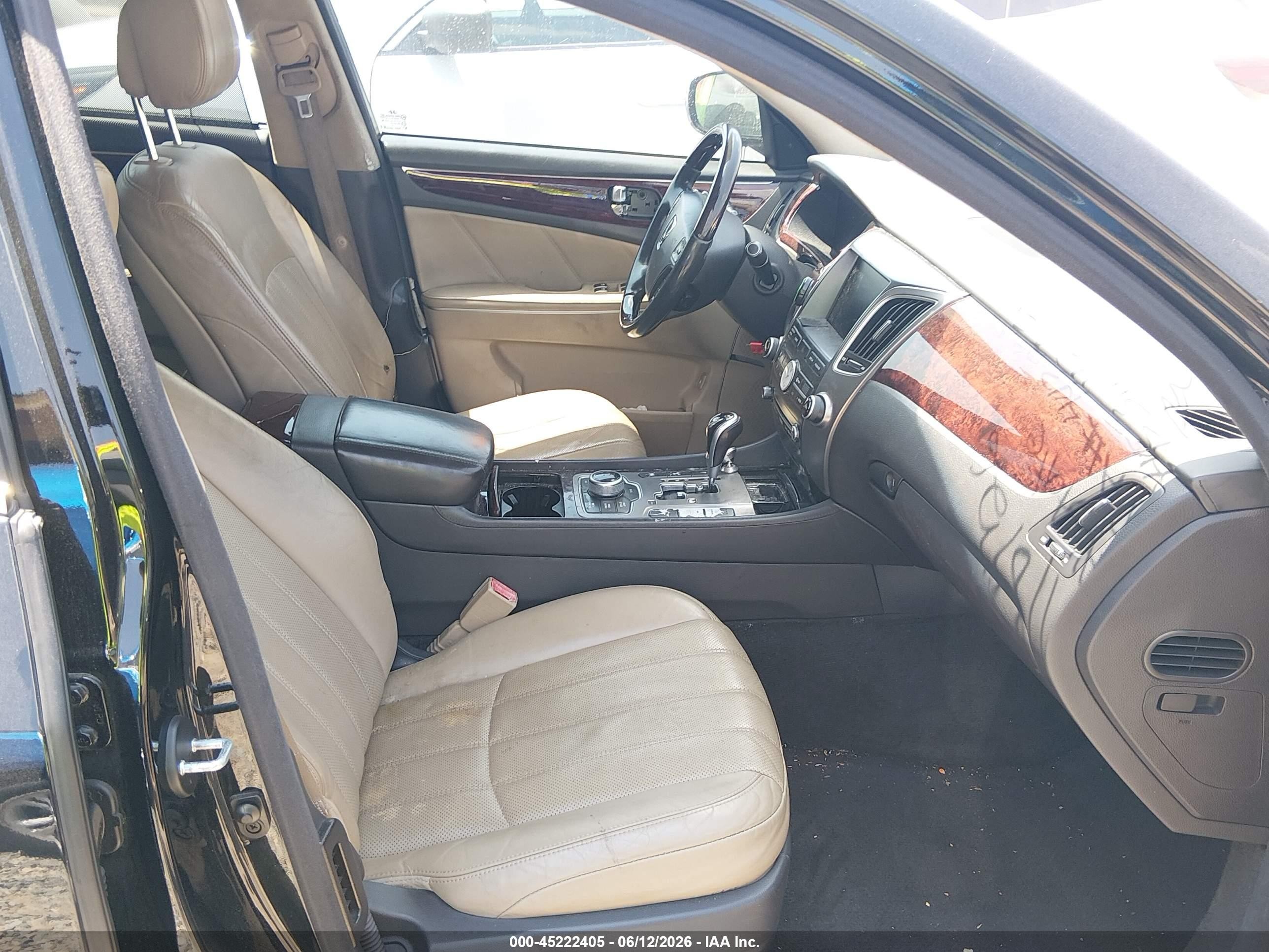 2012 Hyundai Equus Ultimate Black vin: KMHGH4JH4CU045311