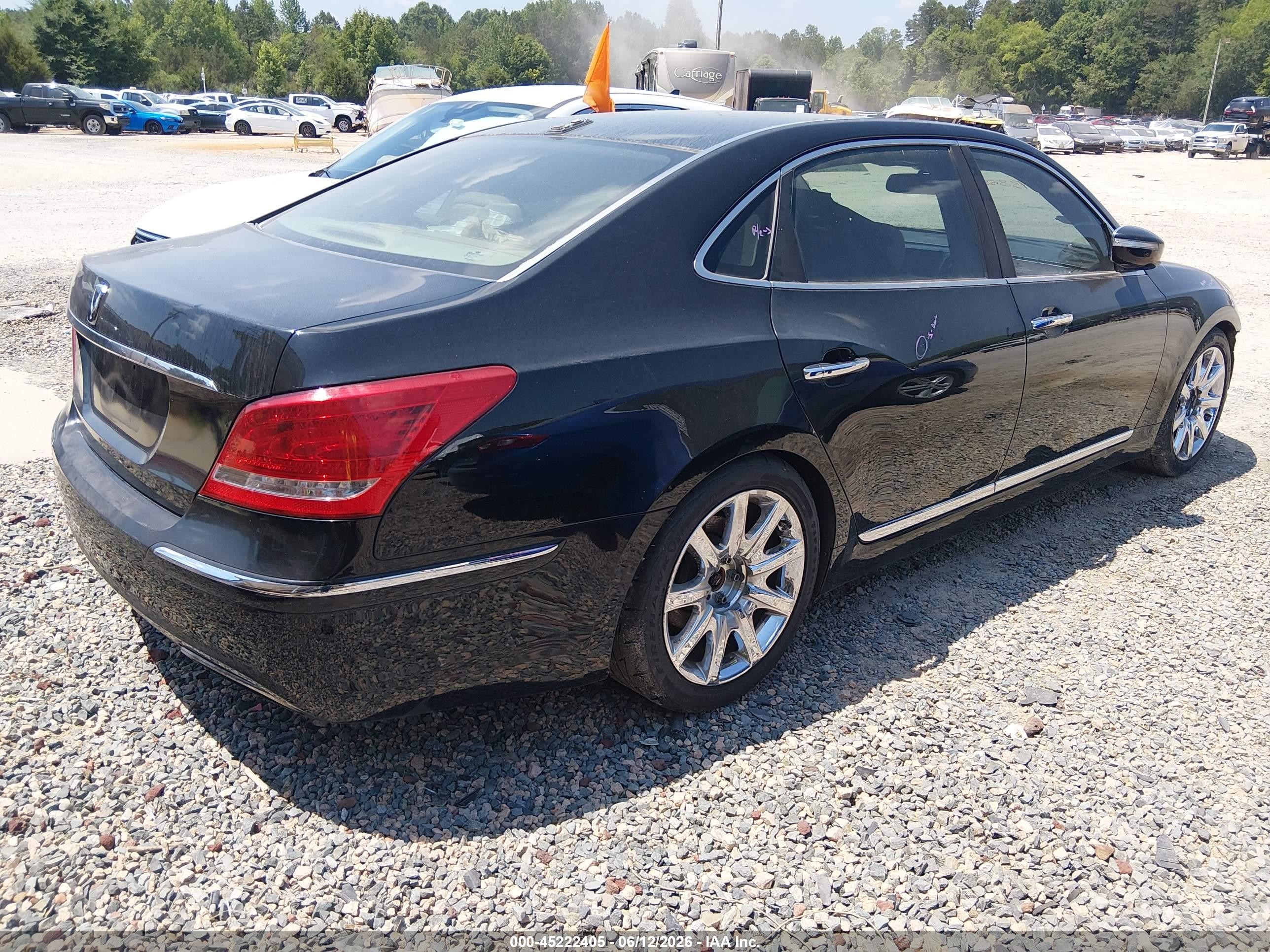 2012 Hyundai Equus Ultimate Black vin: KMHGH4JH4CU045311