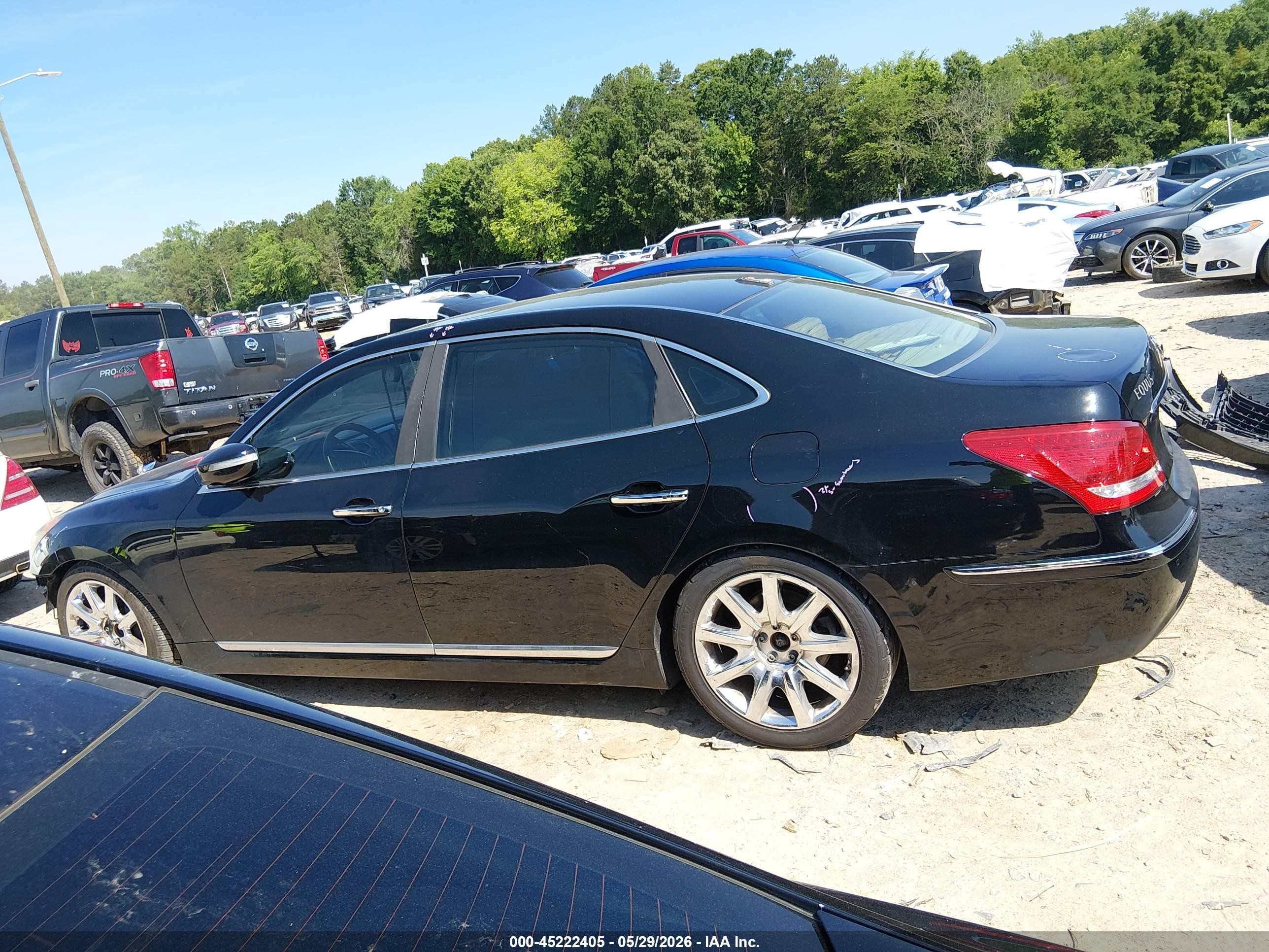 2012 Hyundai Equus Ultimate Black vin: KMHGH4JH4CU045311