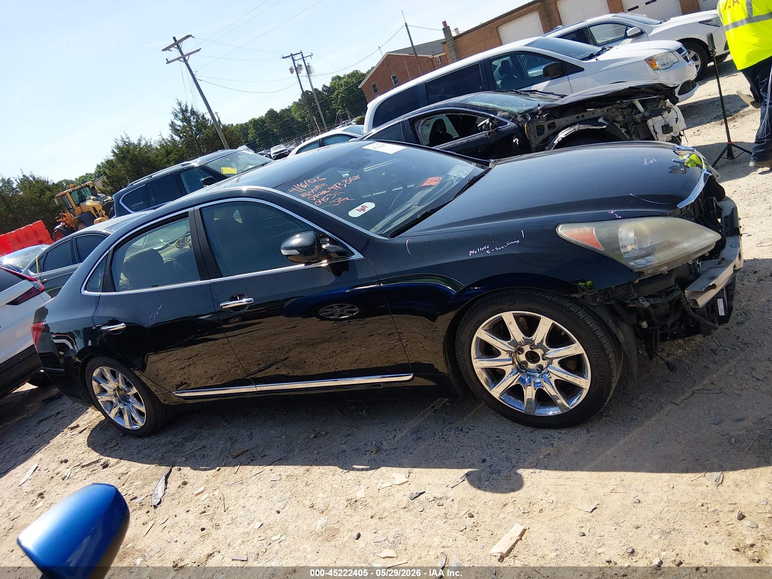 2012 Hyundai Equus Ultimate Black vin: KMHGH4JH4CU045311