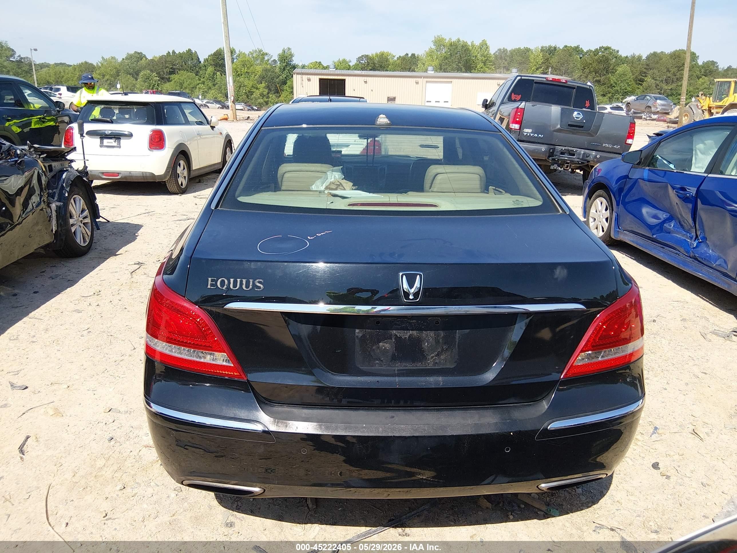 2012 Hyundai Equus Ultimate Black vin: KMHGH4JH4CU045311