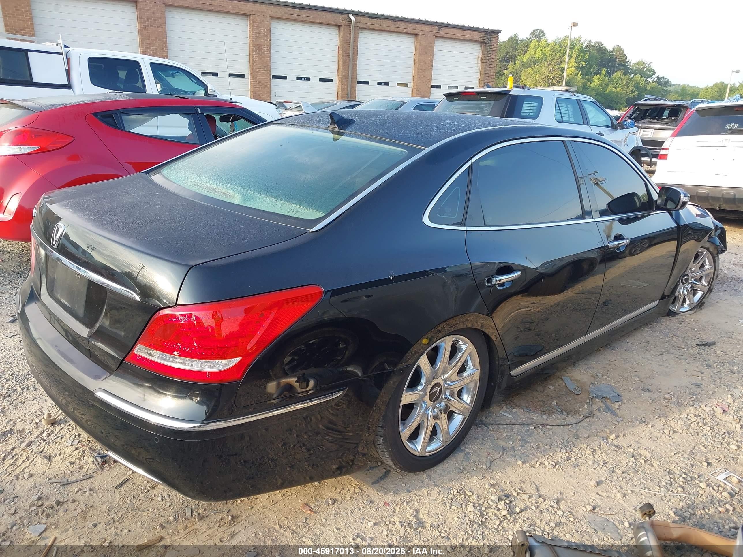 2012 Hyundai Equus Signature Black vin: KMHGH4JH4CU055935
