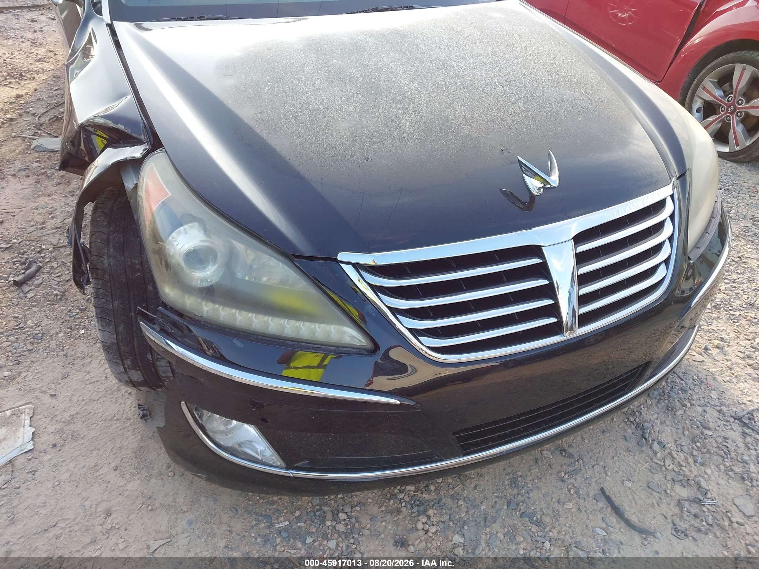 2012 Hyundai Equus Signature Black vin: KMHGH4JH4CU055935