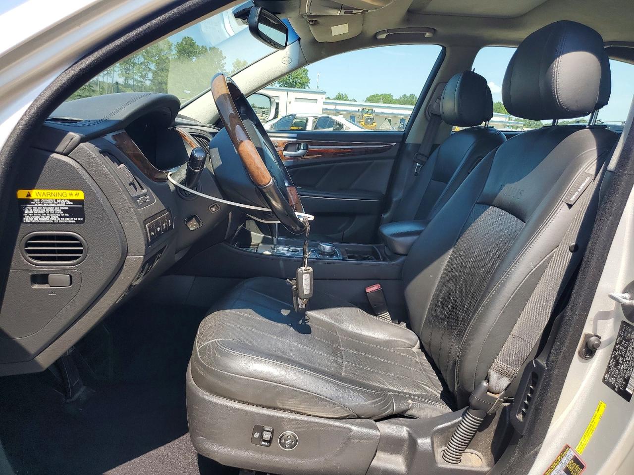 2012 Hyundai Equus Signature Silver vin: KMHGH4JH4CU056986