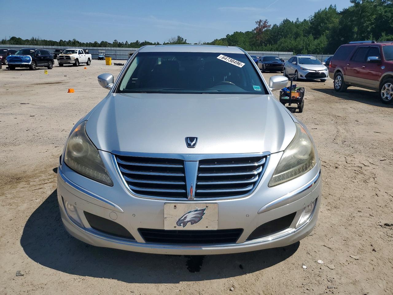 2012 Hyundai Equus Signature Silver vin: KMHGH4JH4CU056986