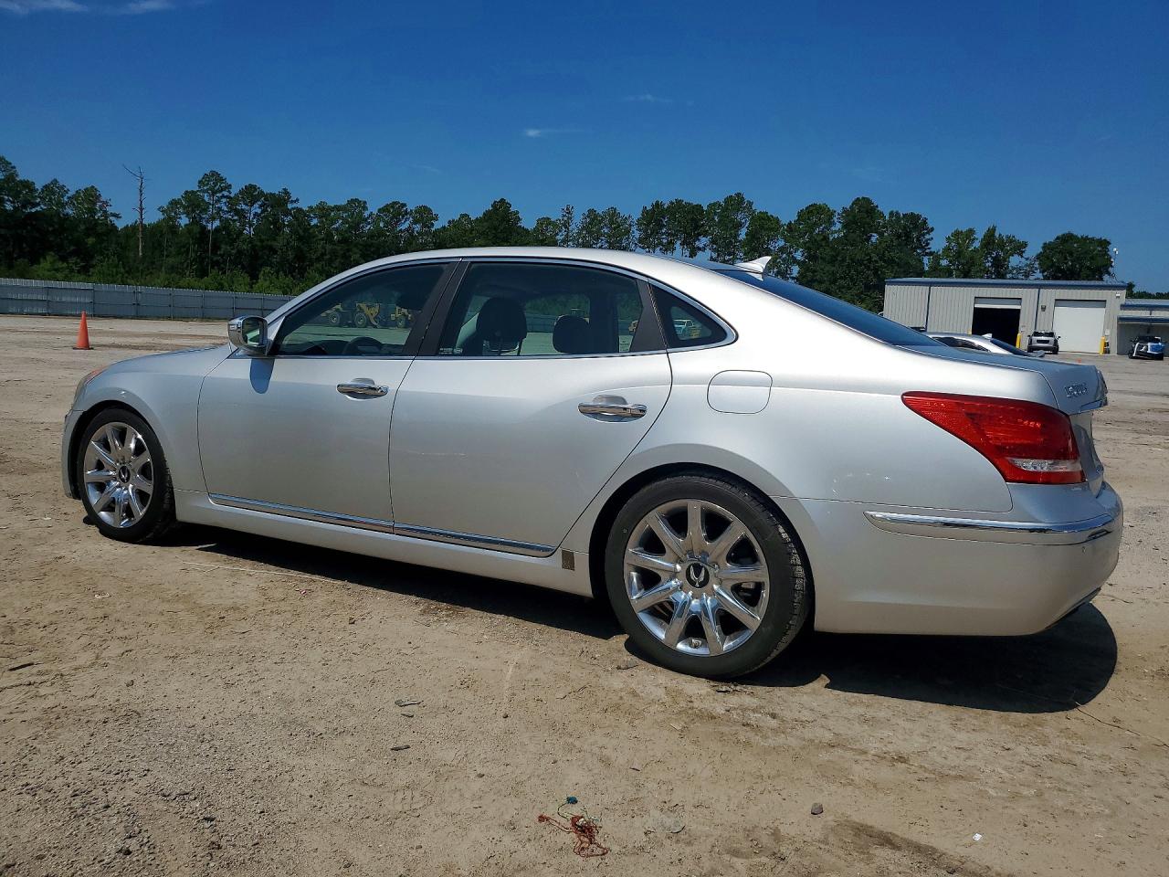 2012 Hyundai Equus Signature Silver vin: KMHGH4JH4CU056986