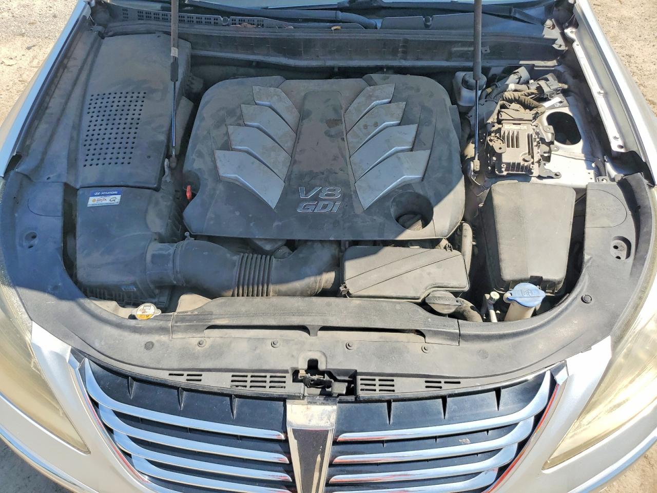 2012 Hyundai Equus Signature Silver vin: KMHGH4JH4CU056986