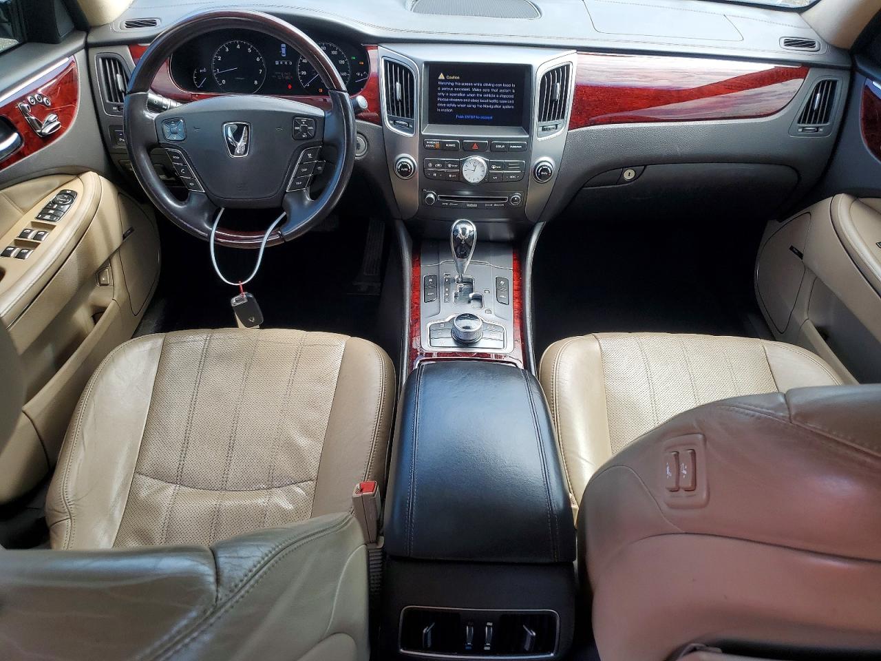 2013 Hyundai Equus Signature Черный vin: KMHGH4JH4DU066337