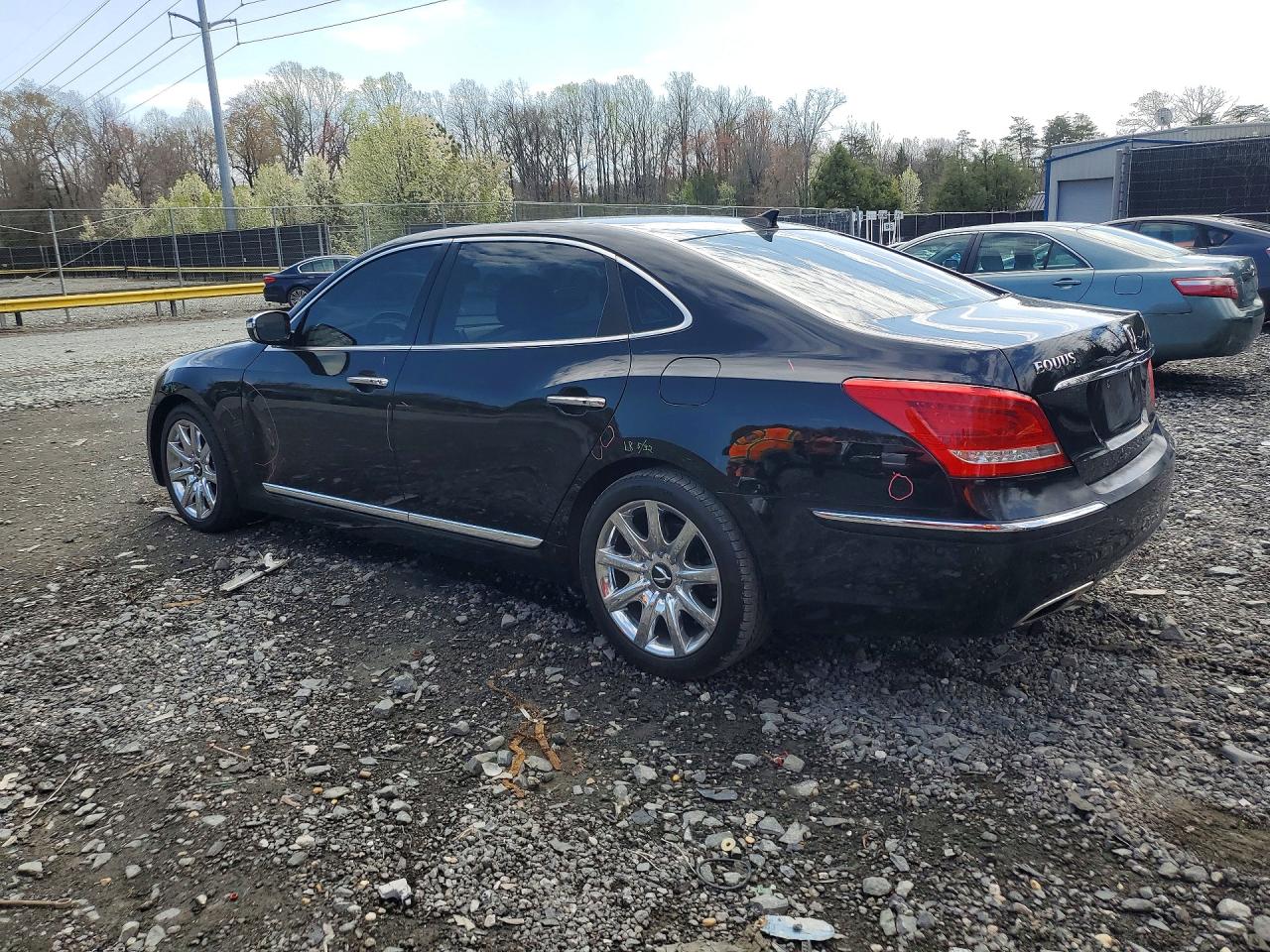 2013 Hyundai Equus Signature Черный vin: KMHGH4JH4DU066337