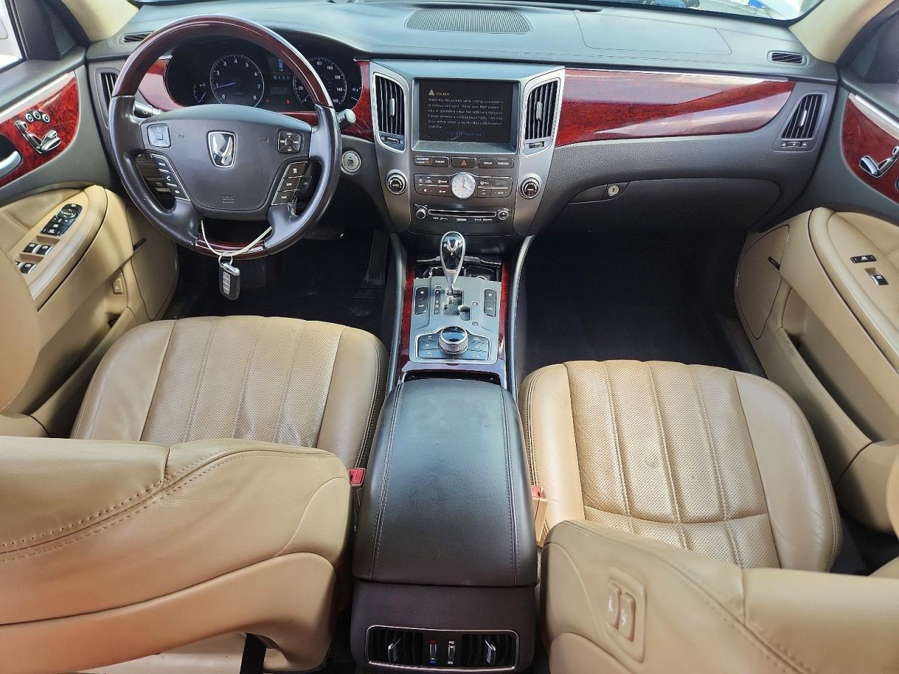 2013 Hyundai Equus Signature White vin: KMHGH4JH4DU067911