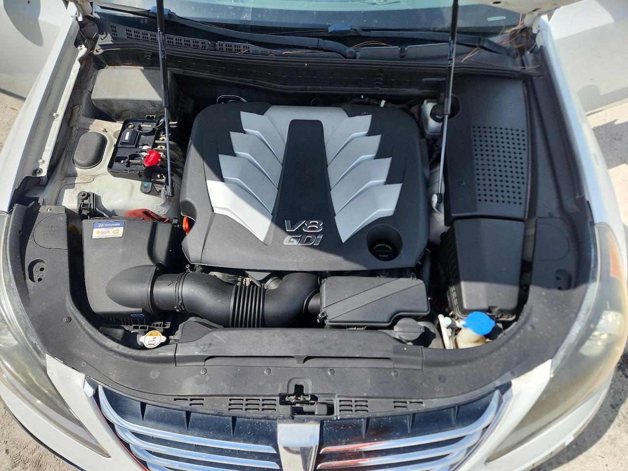 2013 Hyundai Equus Signature White vin: KMHGH4JH4DU067911
