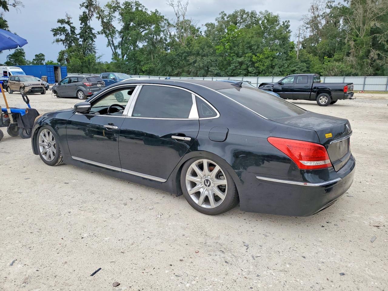 2013 Hyundai Equus Signature Черный vin: KMHGH4JH4DU069903