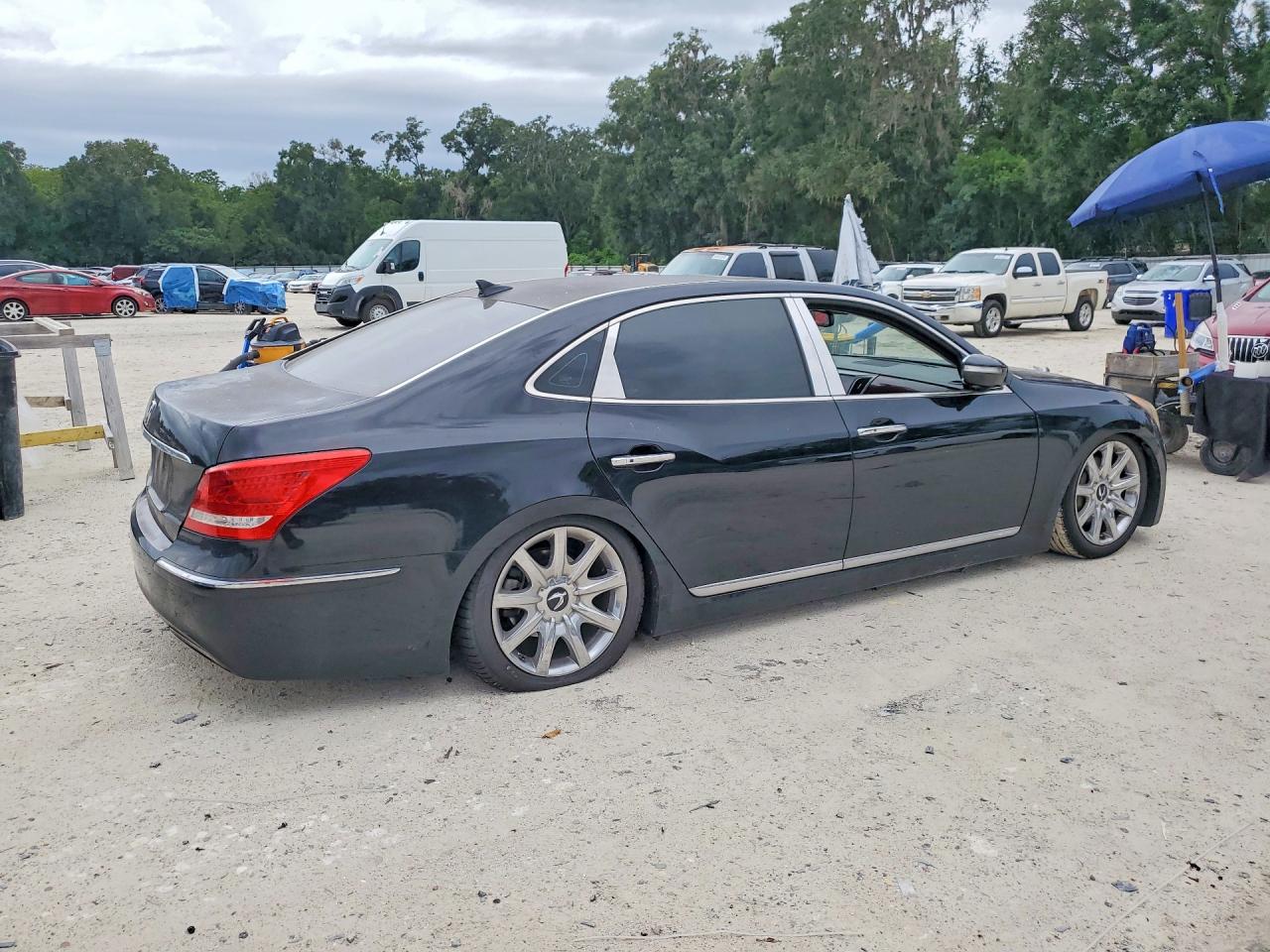 2013 Hyundai Equus Signature Черный vin: KMHGH4JH4DU069903