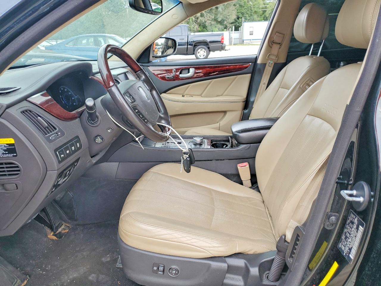 2013 Hyundai Equus Signature Черный vin: KMHGH4JH4DU069903
