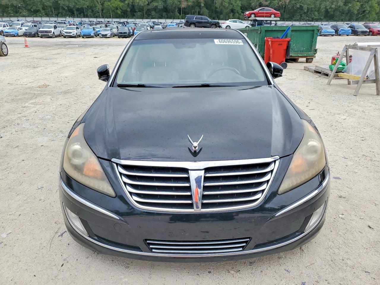2013 Hyundai Equus Signature Черный vin: KMHGH4JH4DU069903