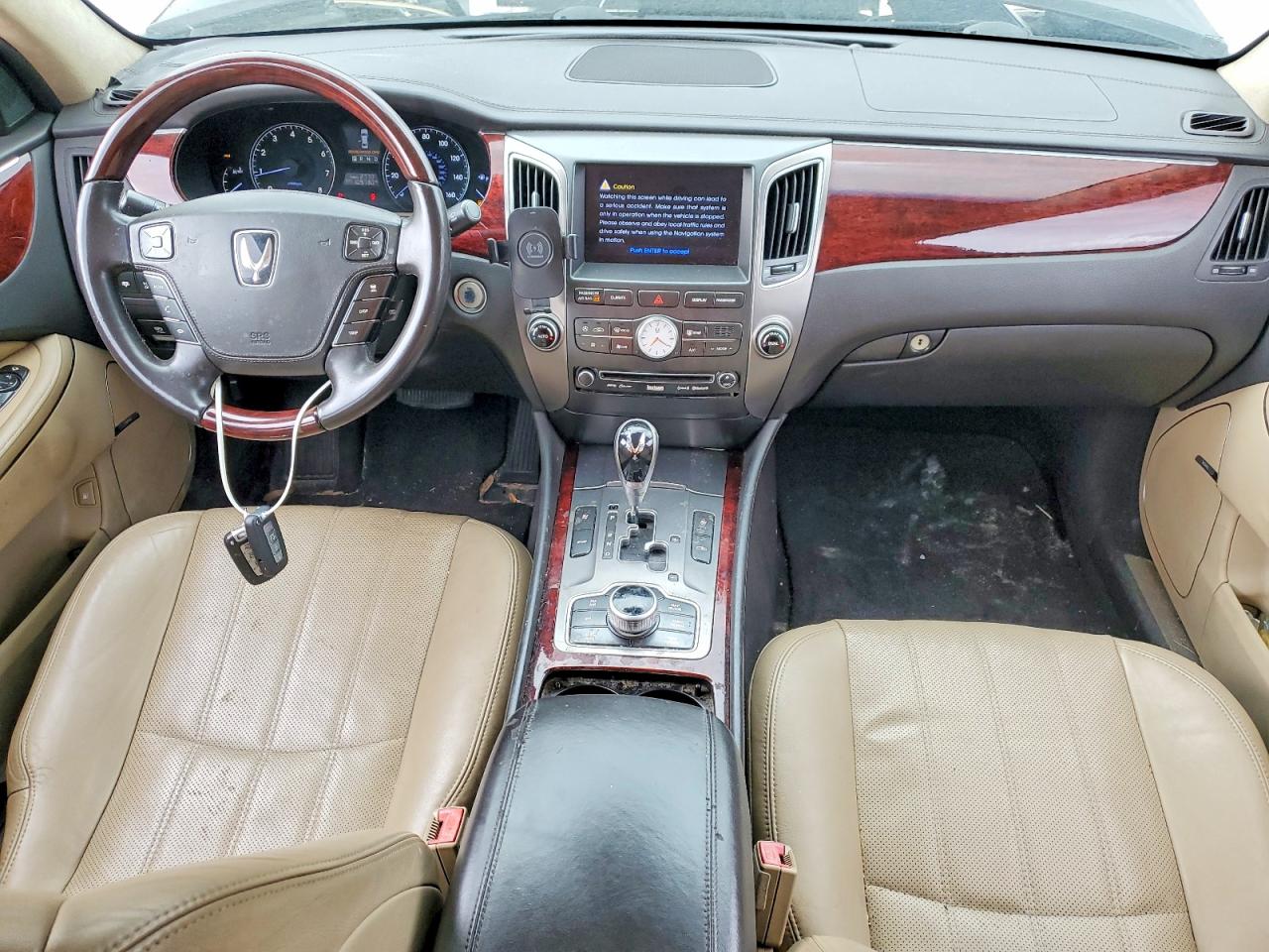 2013 Hyundai Equus Signature Черный vin: KMHGH4JH4DU069903