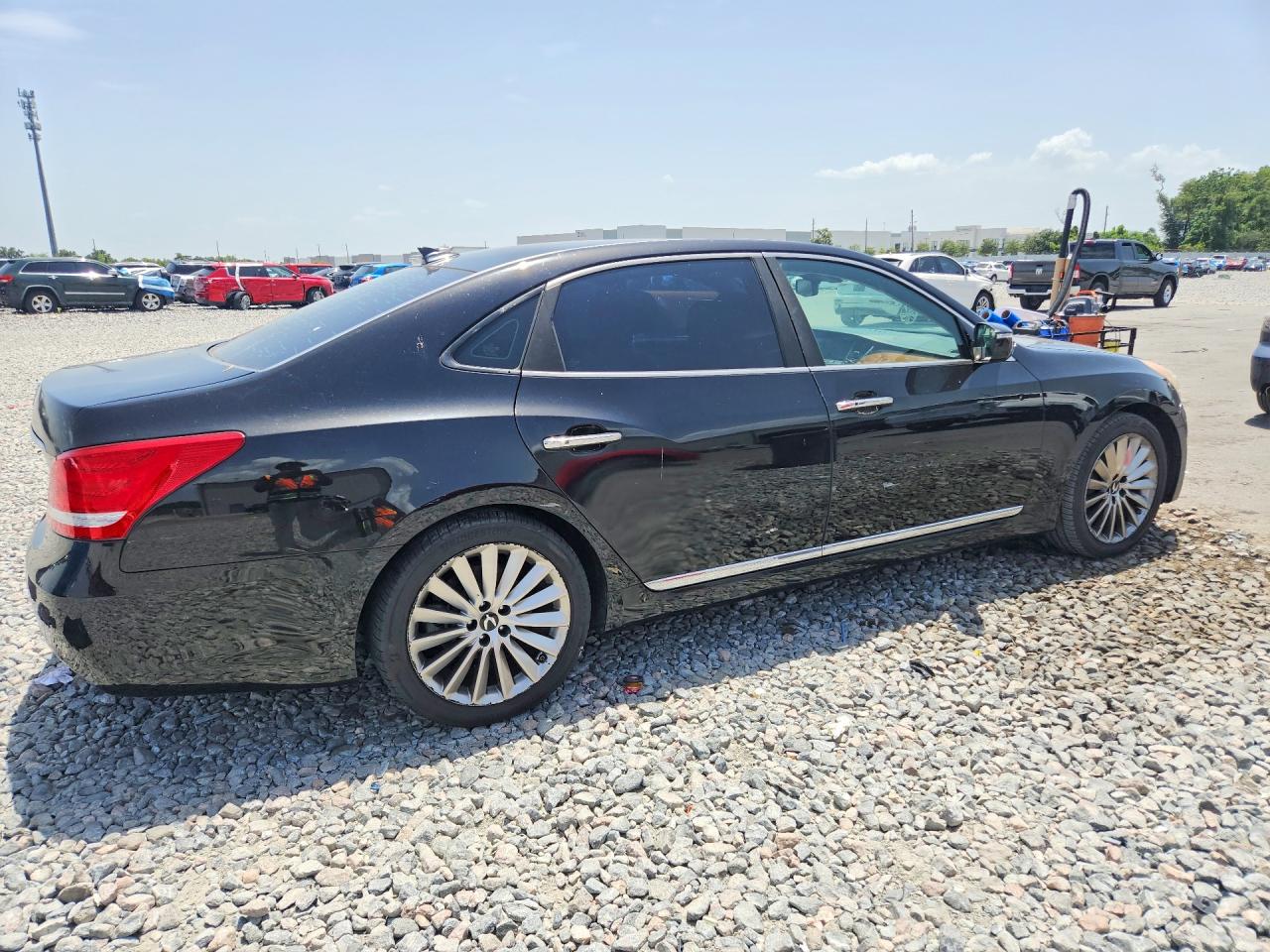 2014 Hyundai Equus Signature Black vin: KMHGH4JH4EU074231