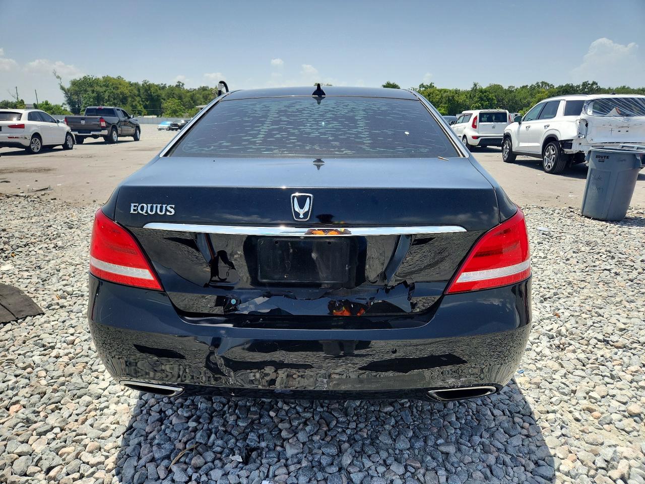 2014 Hyundai Equus Signature Black vin: KMHGH4JH4EU074231
