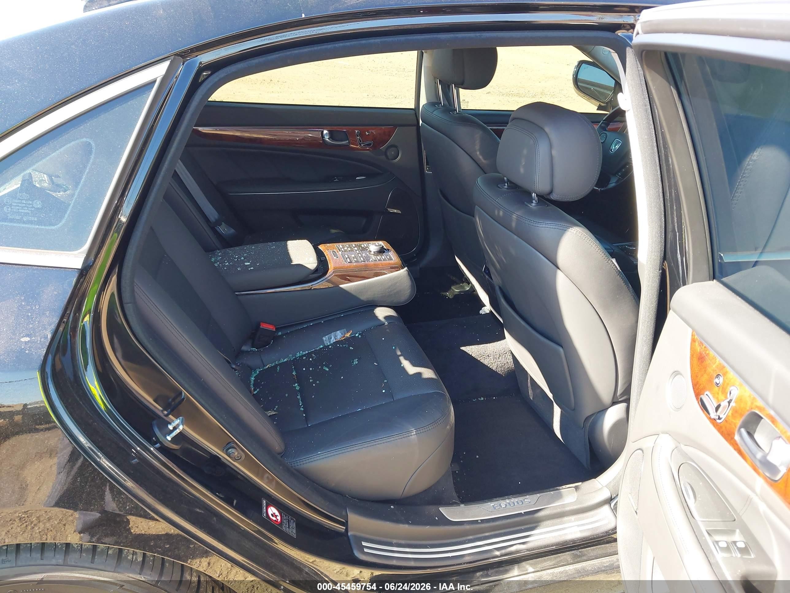 2014 Hyundai Equus Signature Черный vin: KMHGH4JH4EU082085