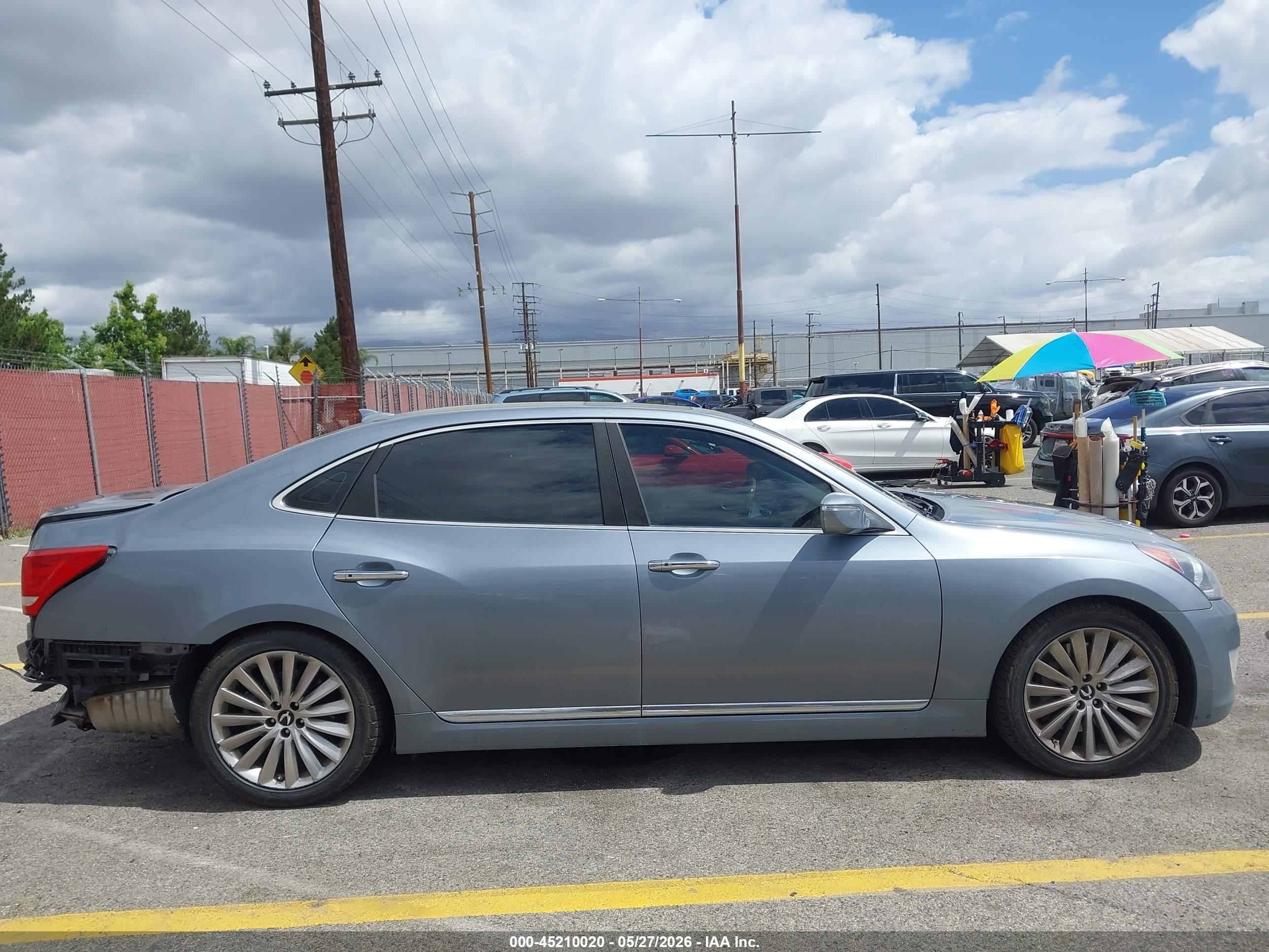 2015 Hyundai Equus Ultimate Teal vin: KMHGH4JH4FU097817