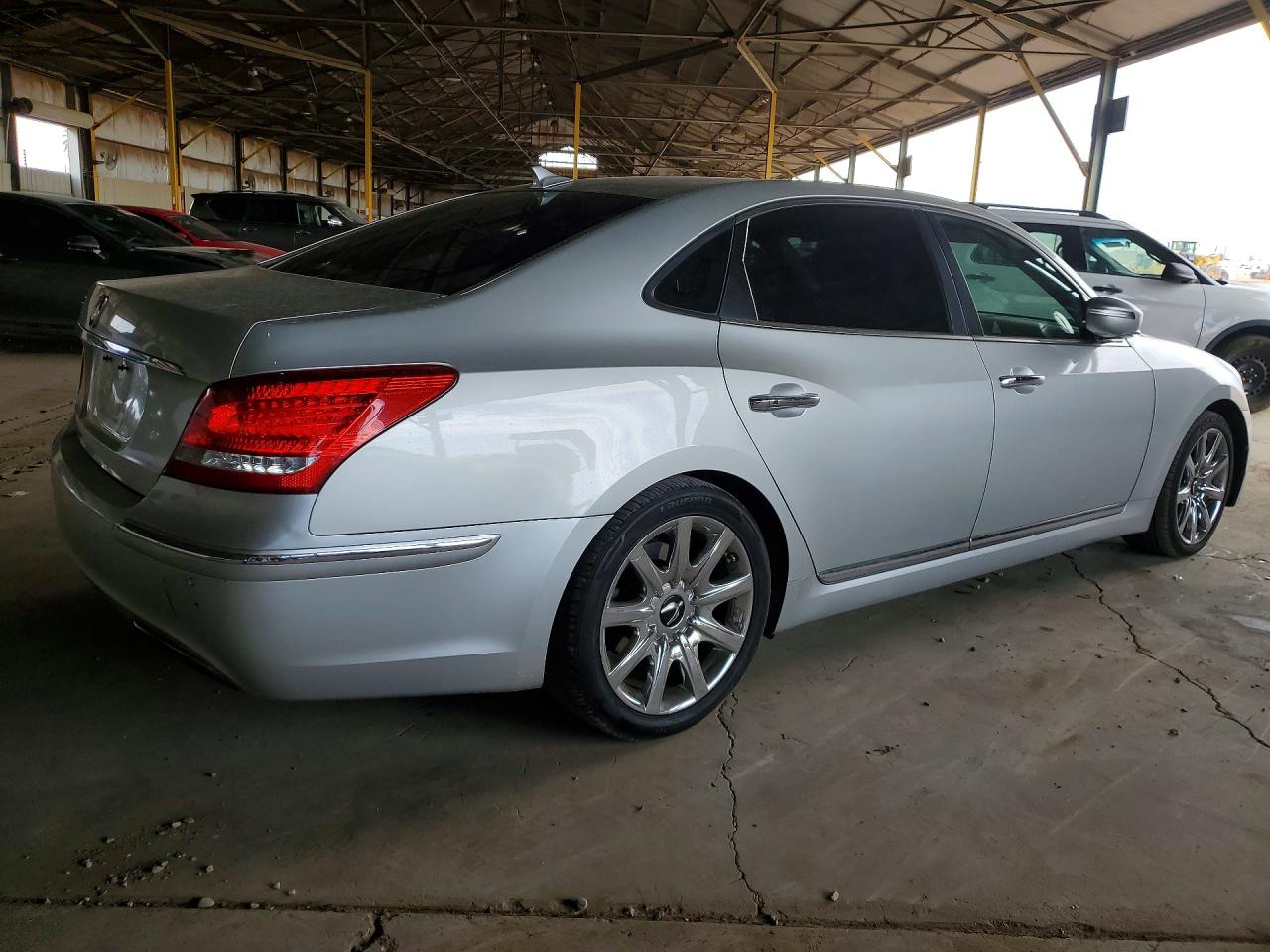 2012 Hyundai Equus Ultimate Silver vin: KMHGH4JH5CU054129