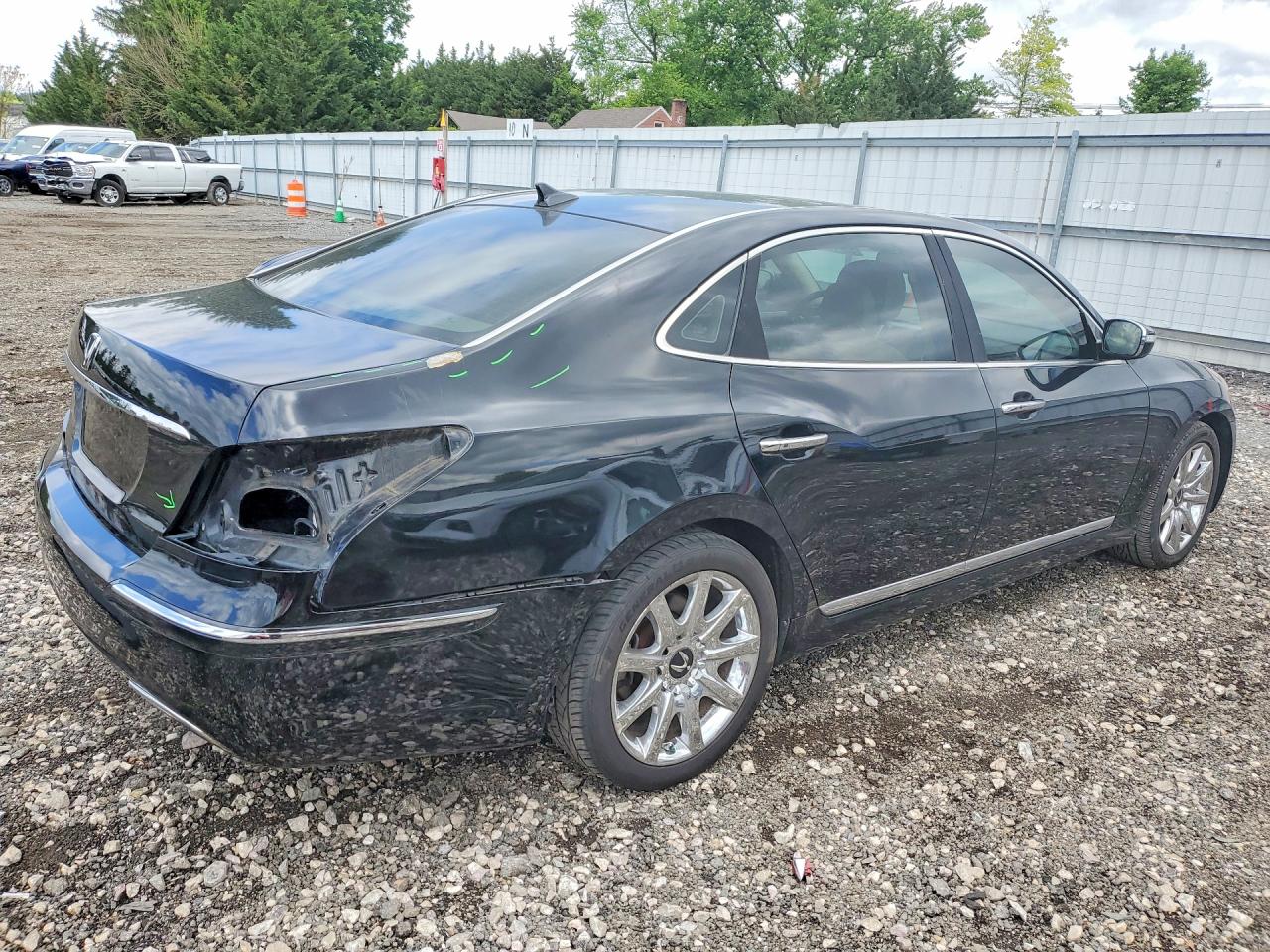 2013 Hyundai Equus Signature Черный vin: KMHGH4JH5DU059266