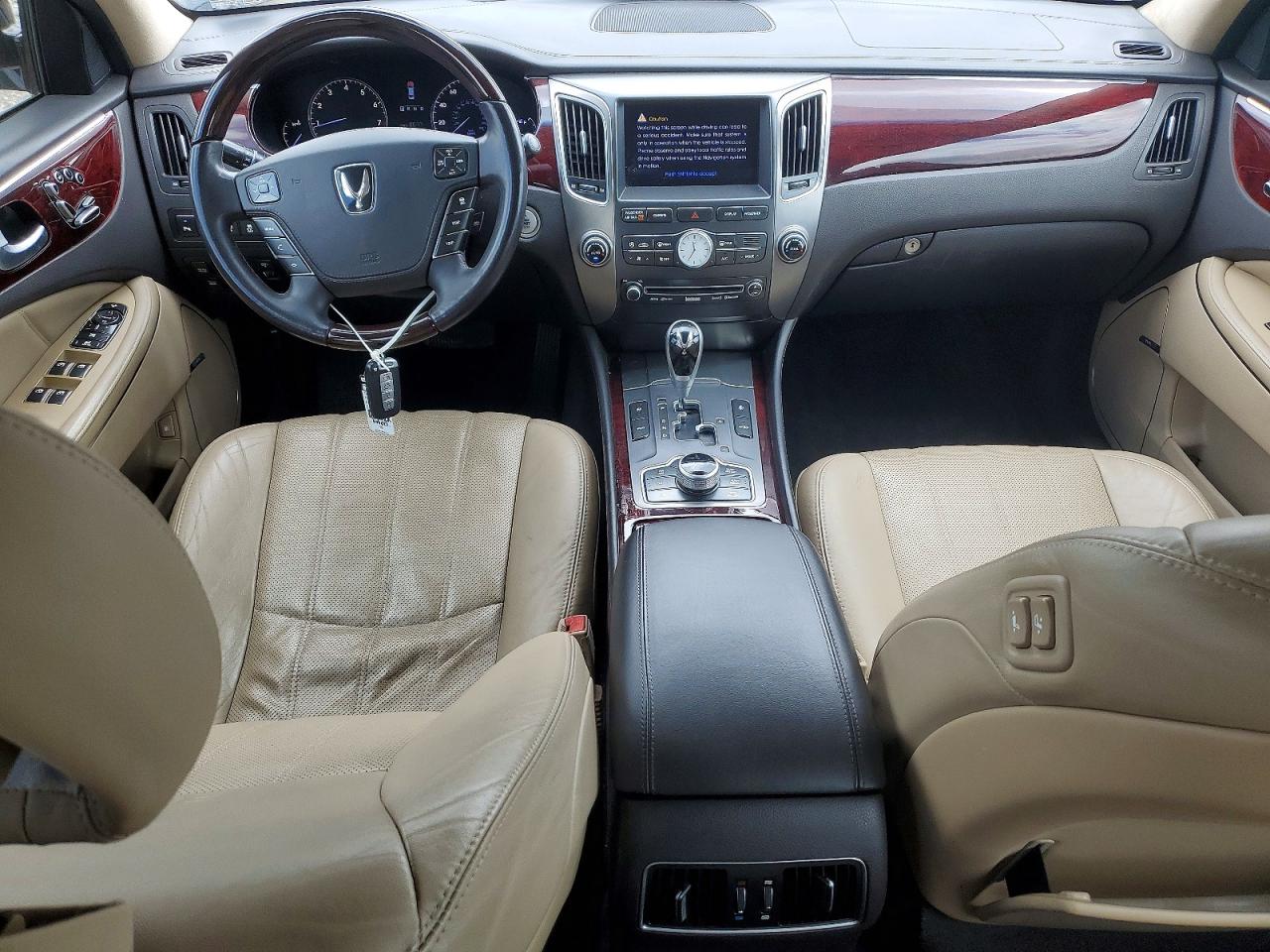 2013 Hyundai Equus Signature Черный vin: KMHGH4JH5DU059266