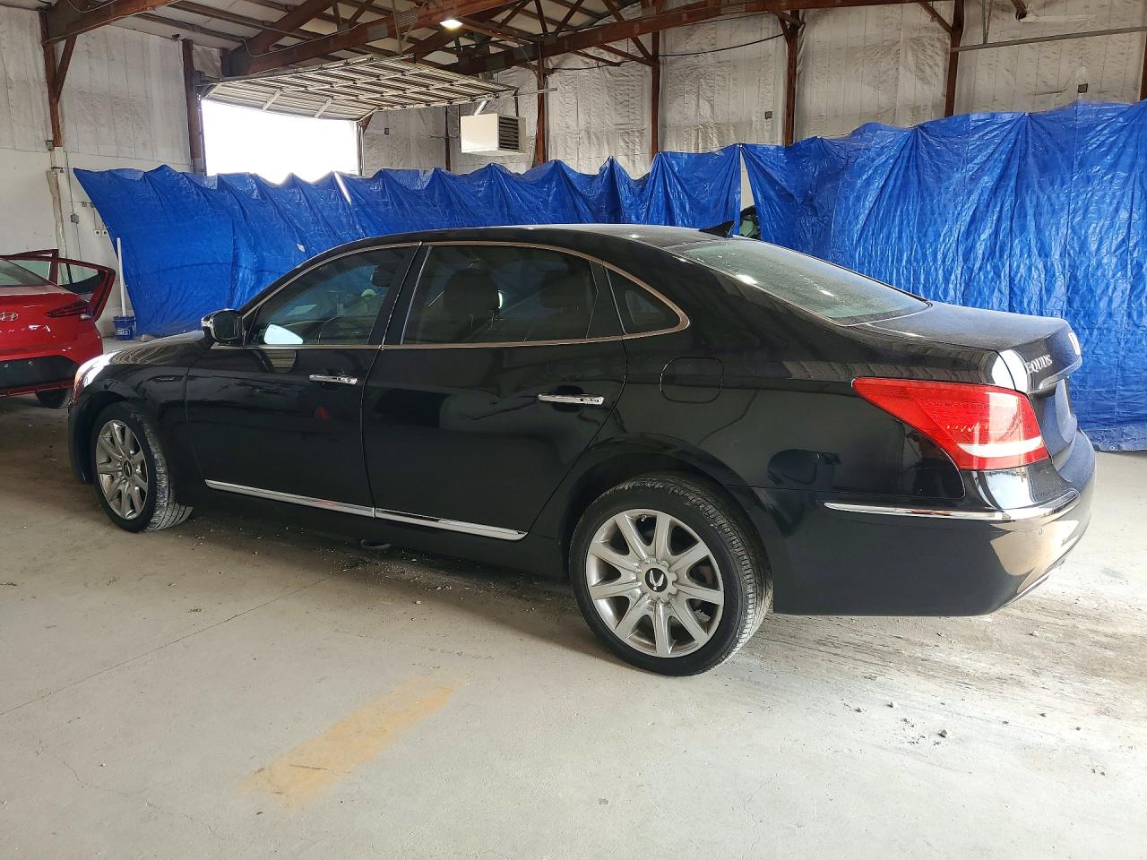 2013 Hyundai Equus Signature Black vin: KMHGH4JH5DU063091