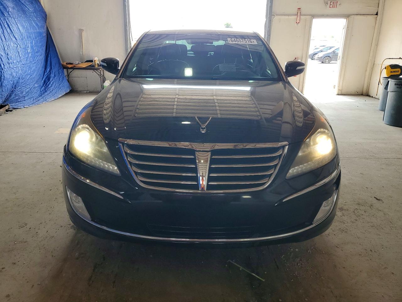 2013 Hyundai Equus Signature Black vin: KMHGH4JH5DU063091