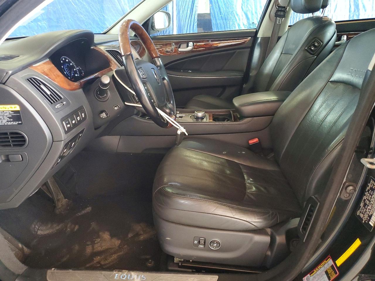 2013 Hyundai Equus Signature Black vin: KMHGH4JH5DU063091