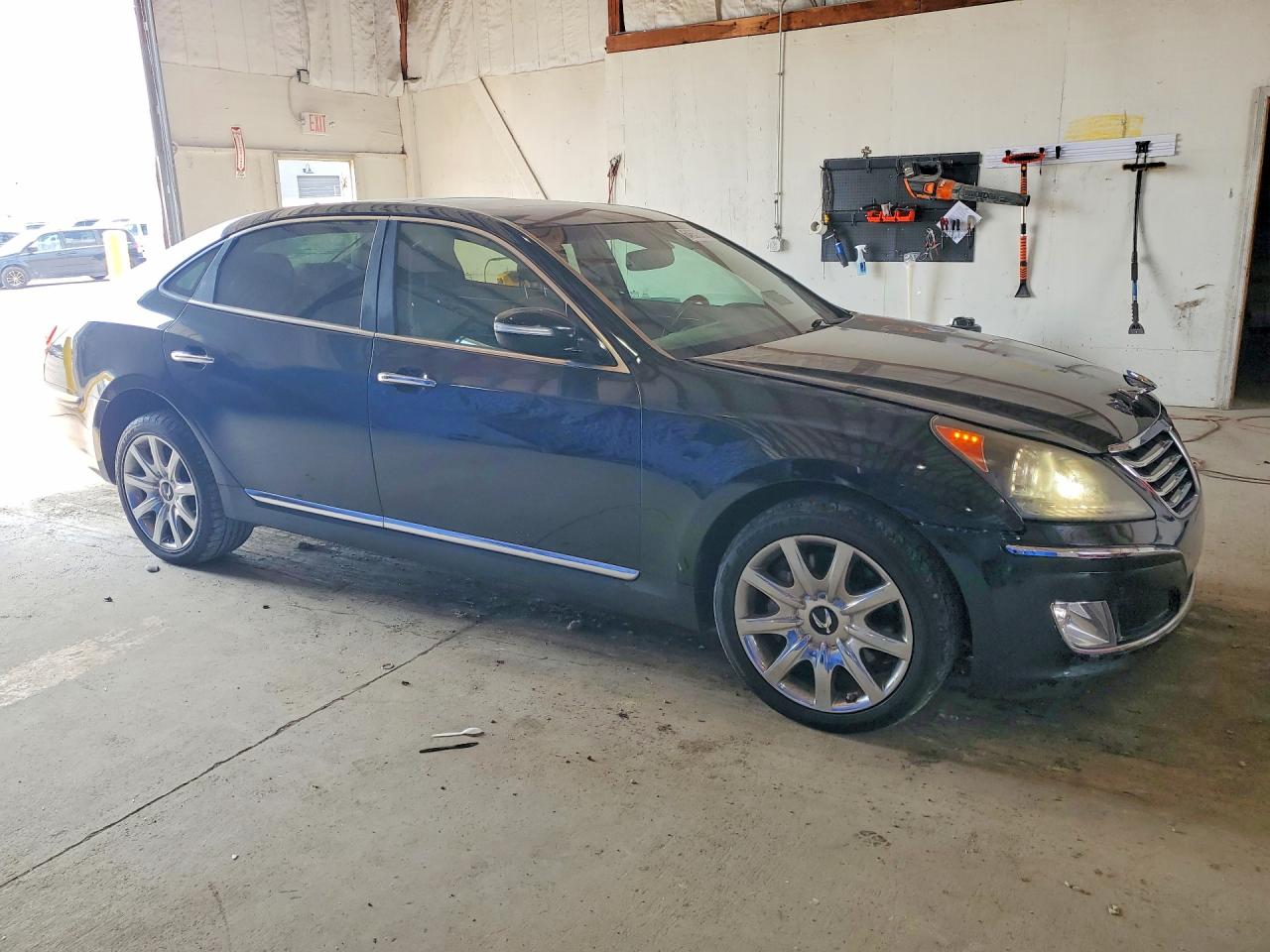 2013 Hyundai Equus Signature Black vin: KMHGH4JH5DU063091