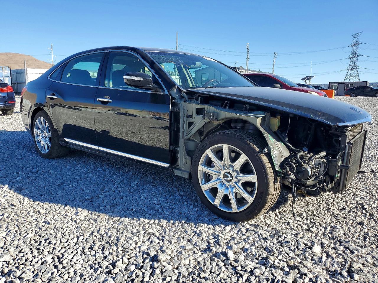 2013 Hyundai Equus Ultimate Black vin: KMHGH4JH5DU065956