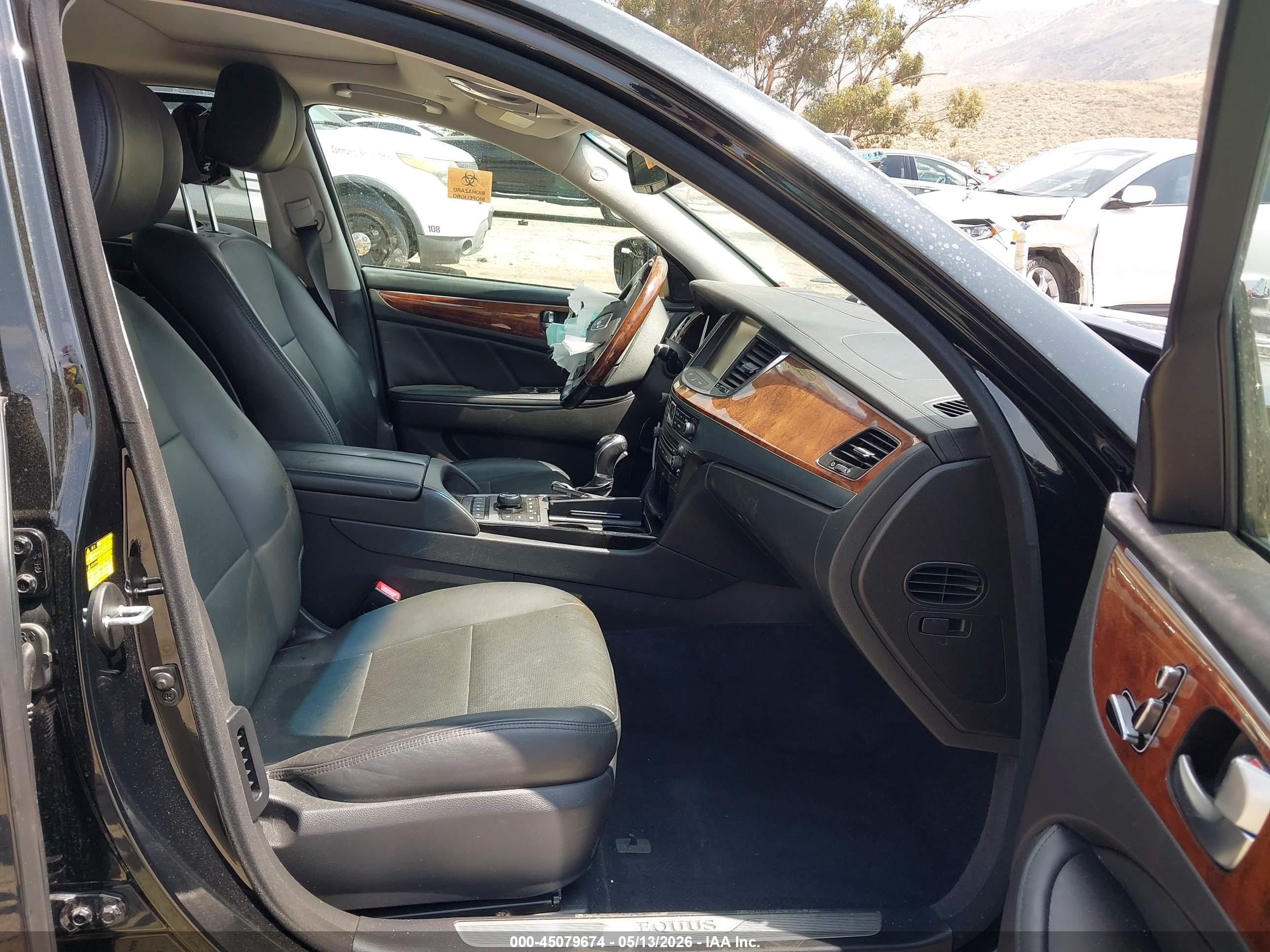 2014 Hyundai Equus Ultimate Black vin: KMHGH4JH5EU089238
